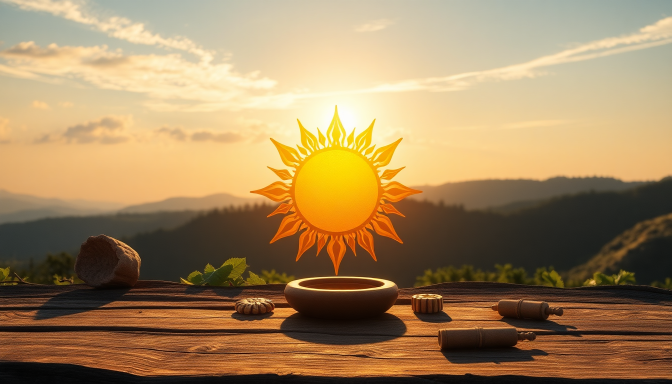 Harnessing Solar Symbols for Elevated Spiritual Awareness and Daily Inner Radiance