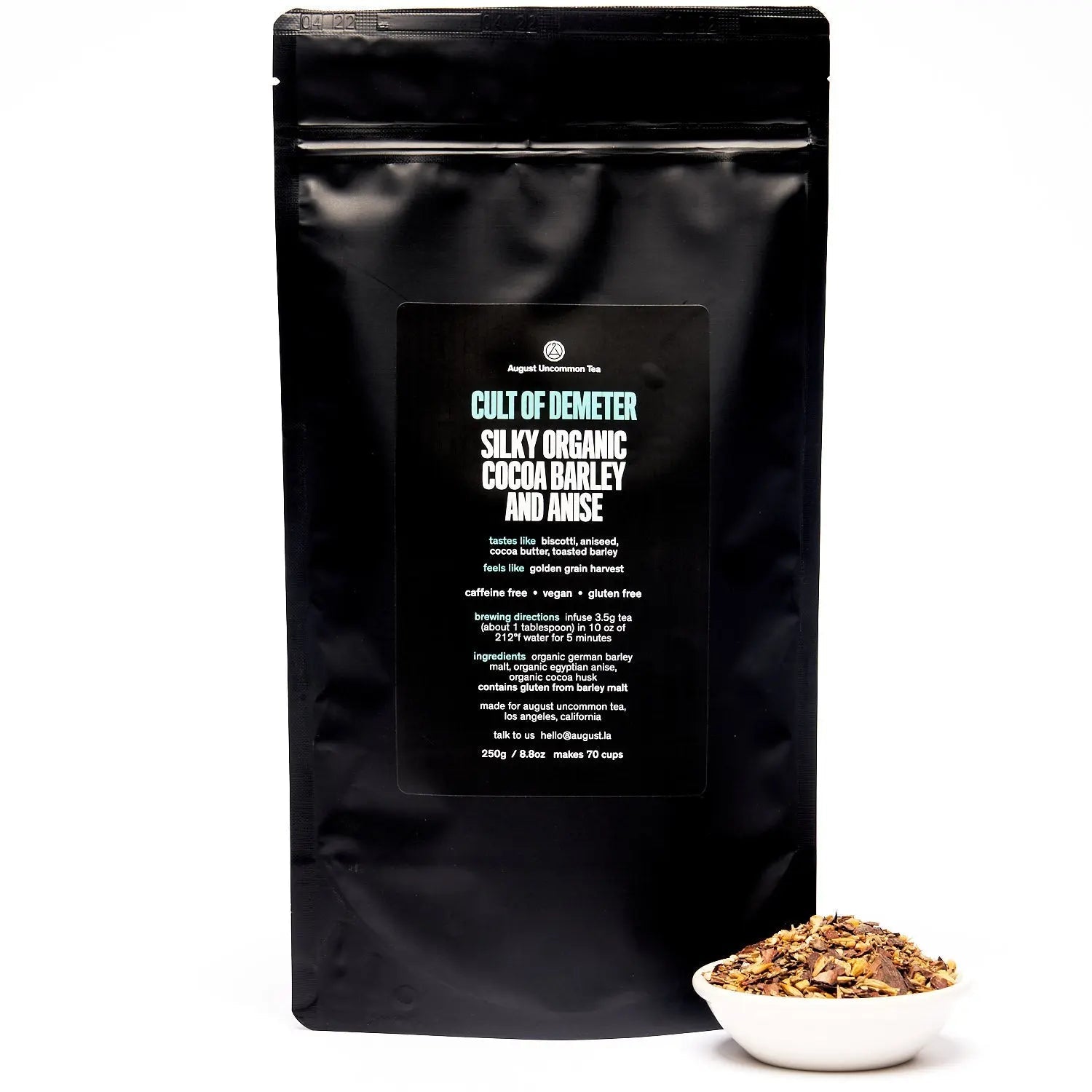 Culte de Déméter - Tisane d'orge Cacao Anis (Sans Caféine)