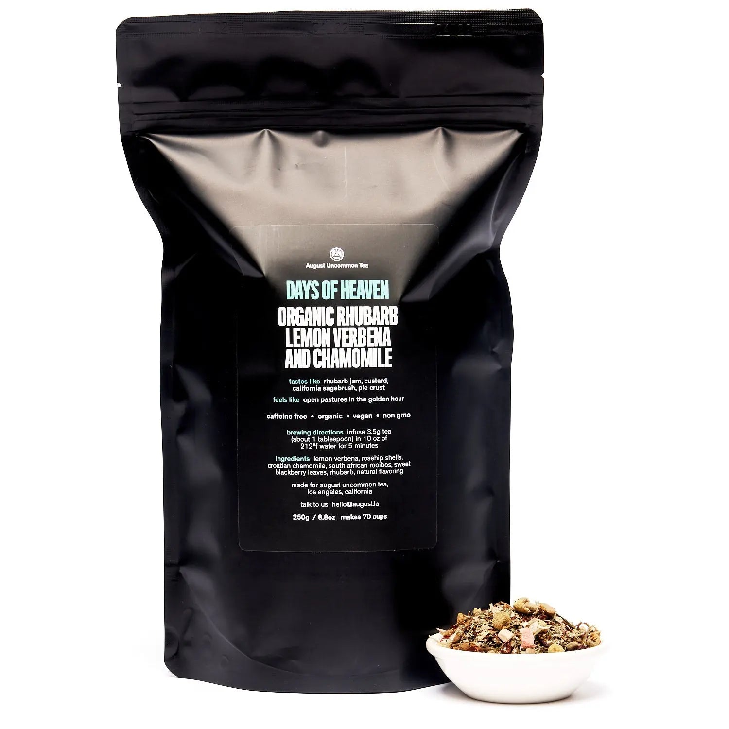 Days of Heaven - Tisane Rhubarbe Verveine Camomille (Sans Caféine)