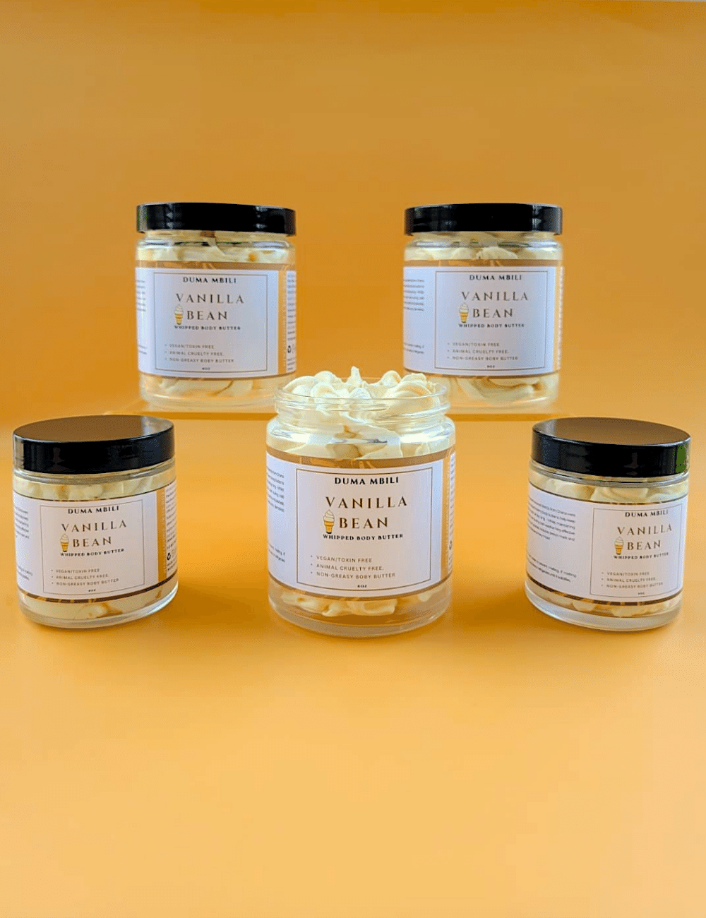 Beurre corporel fouetté à la gousse de vanille
