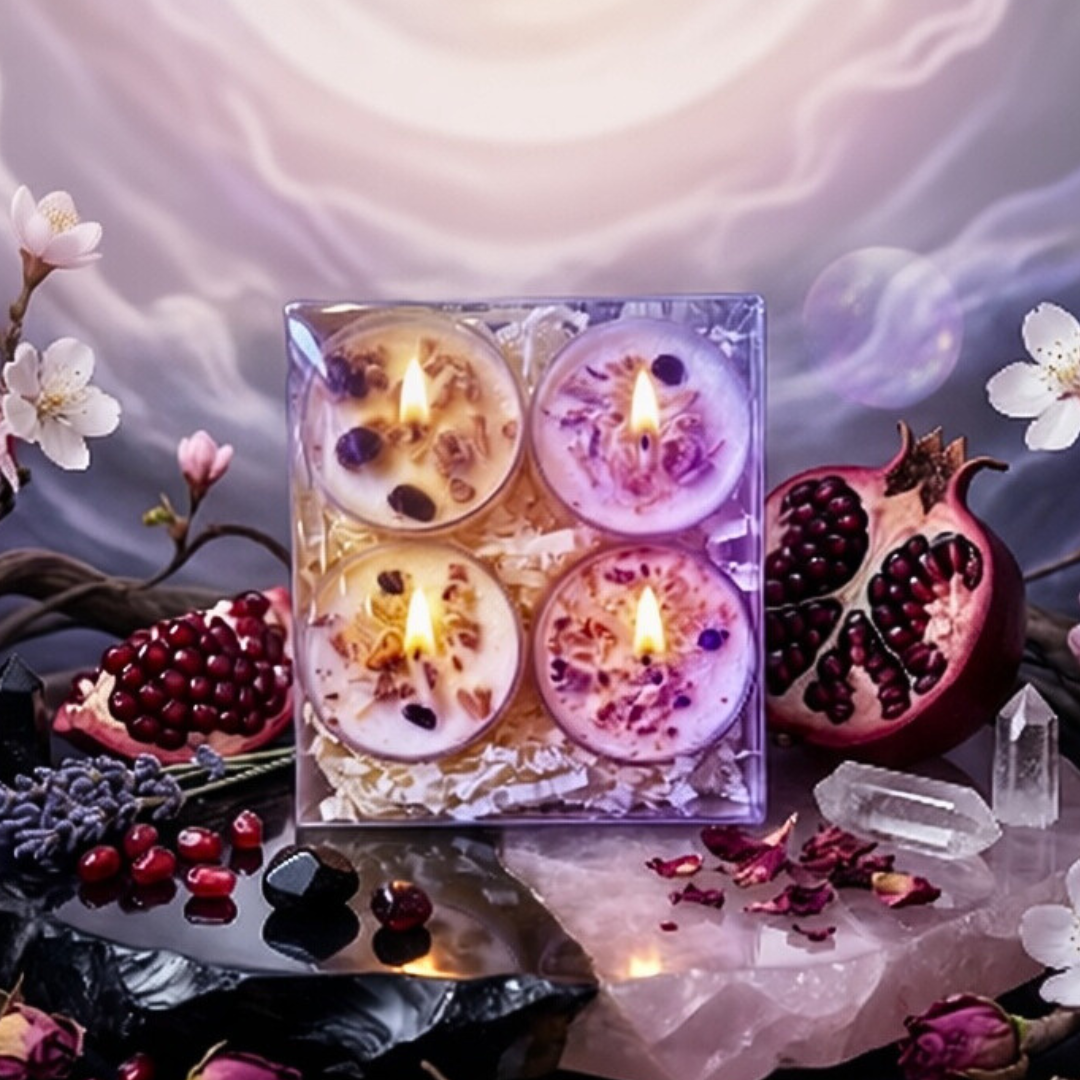 Persephone Göttin Teelicht-Set