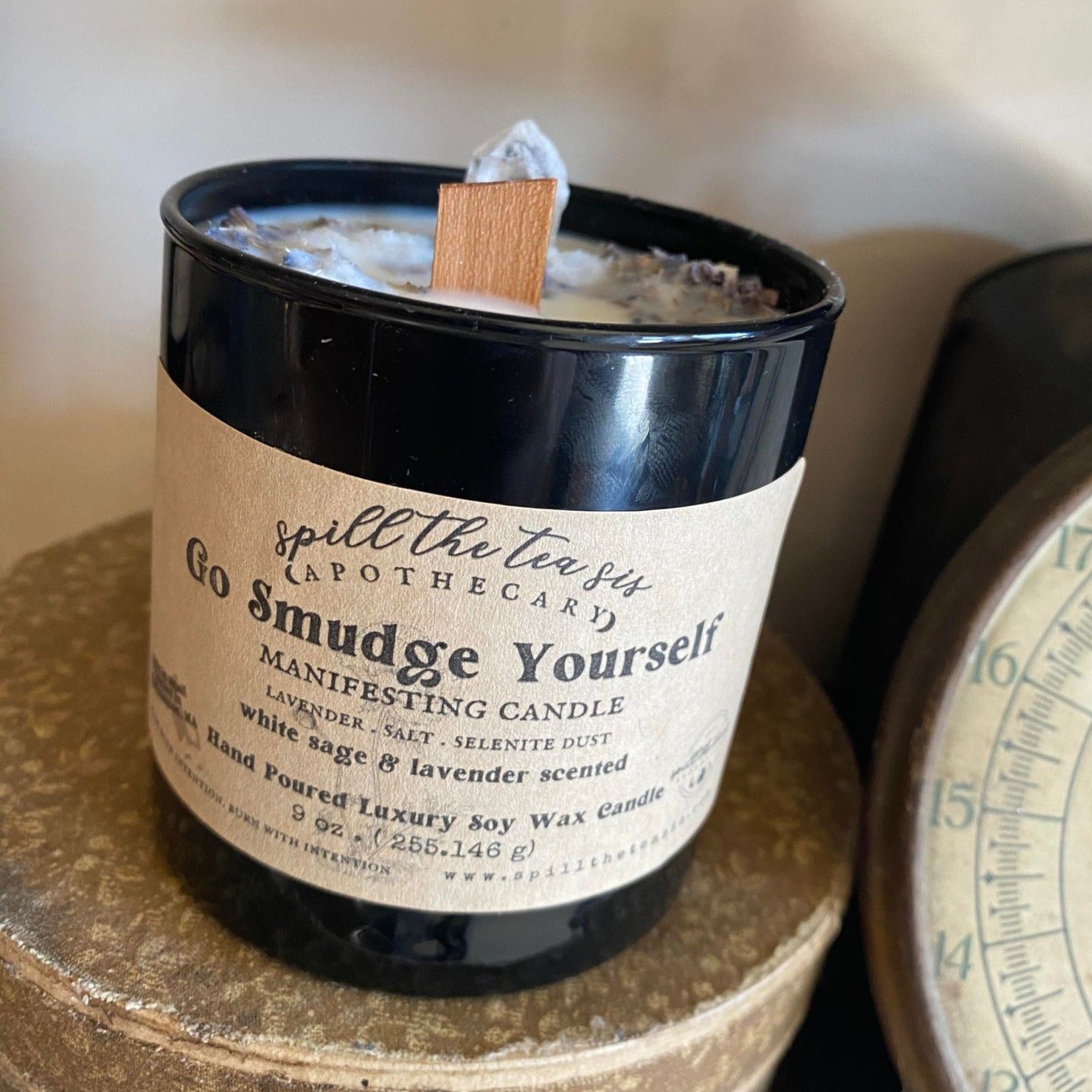 Bougie d'intention pour purifier et protéger | Purifiant, nettoyant et protecteur