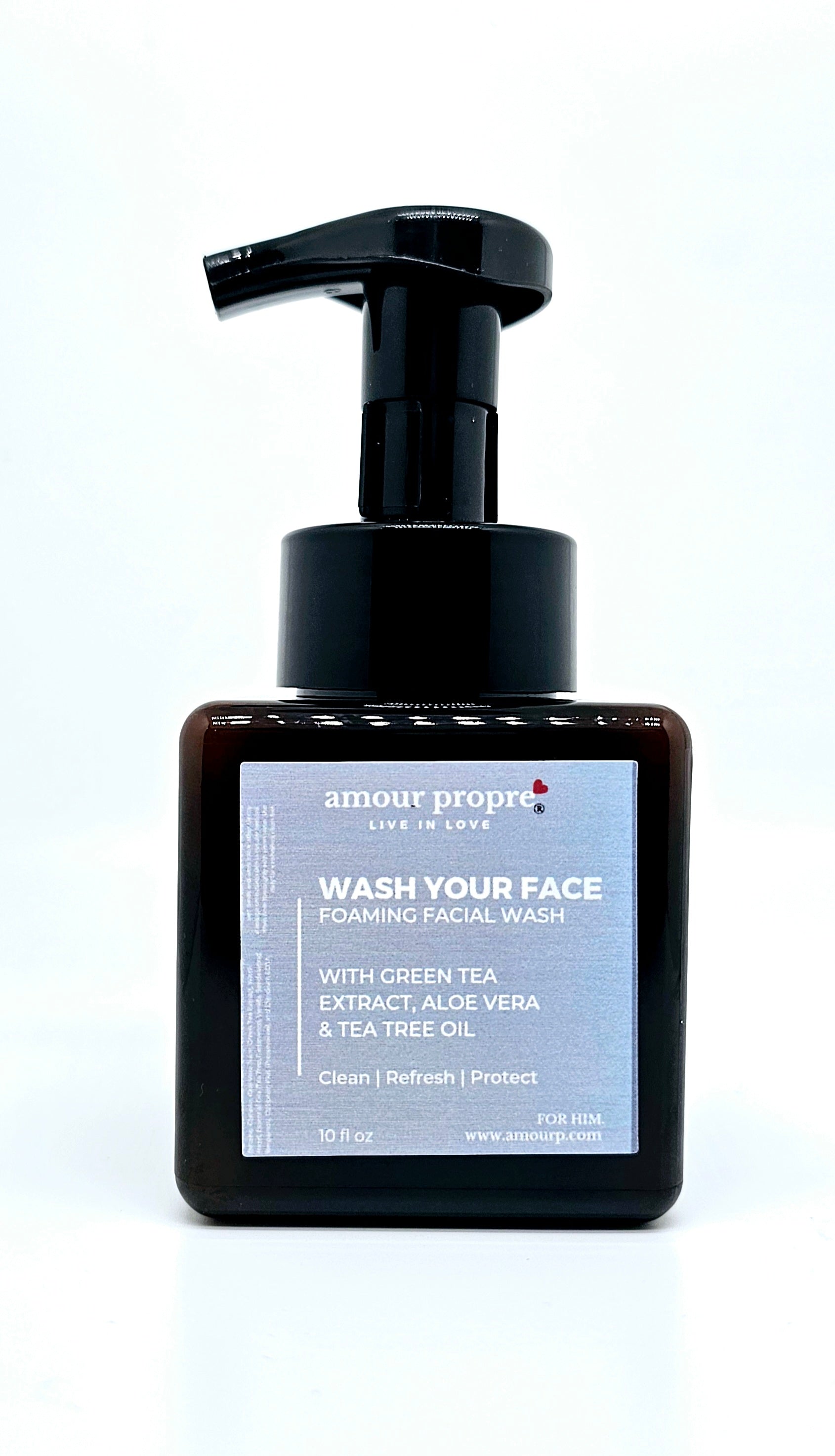 Wash Your Face – Sanfte, schäumende Gesichtsreinigung mit Grüntee-Extrakt für Ihn