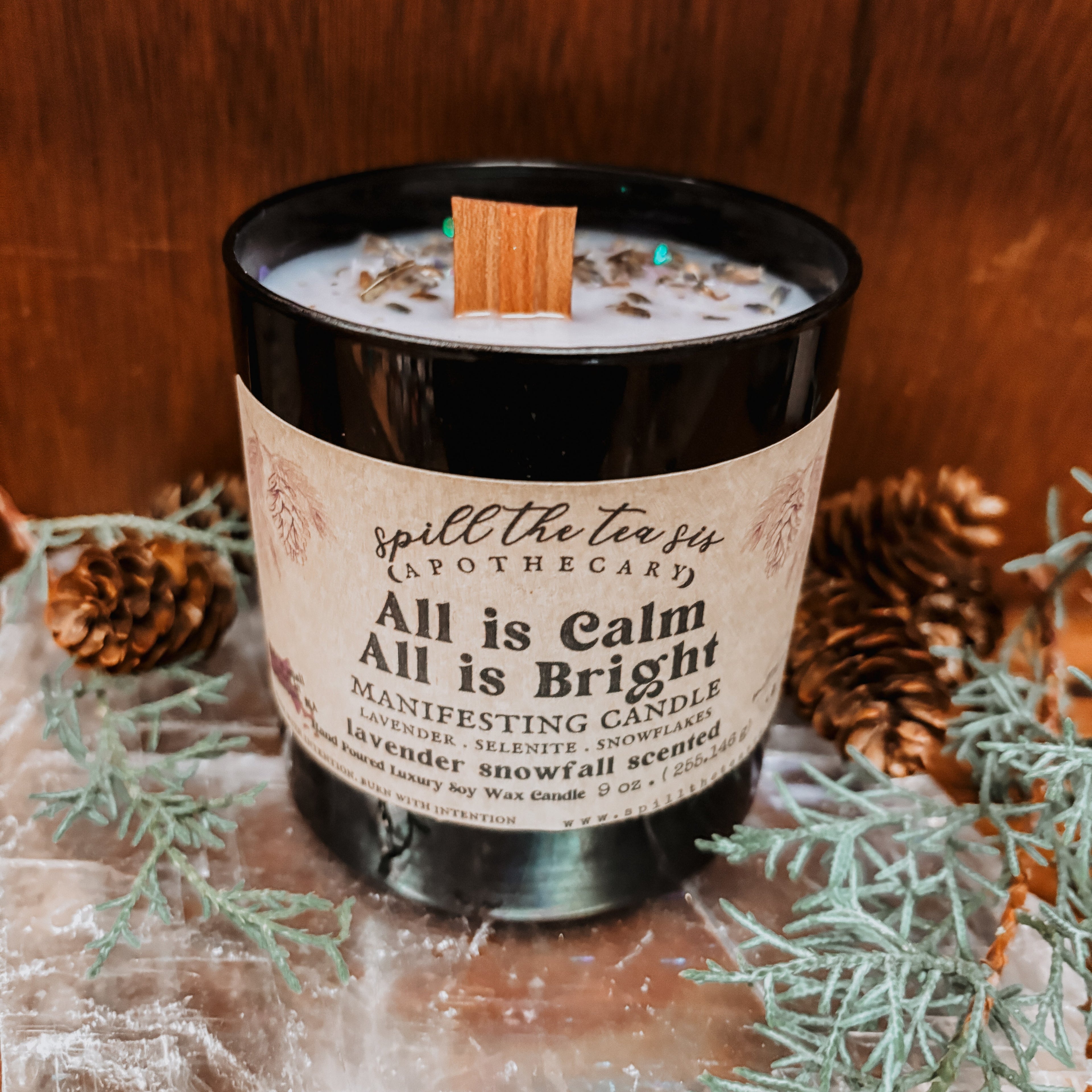 All Is Calm, All Is Bright Candle | 10 oz