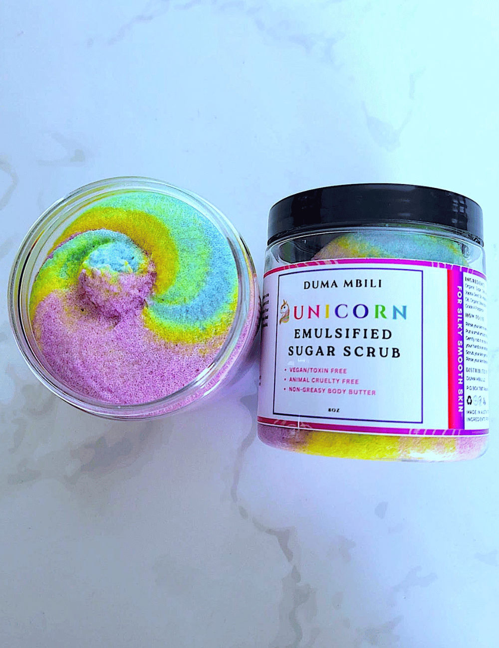 Gommage au sucre Licorne