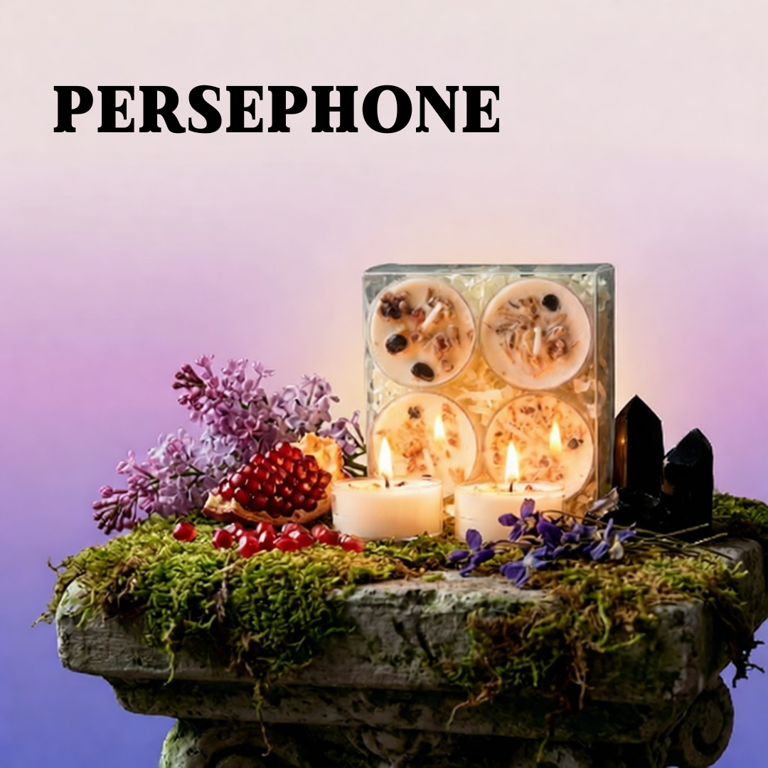 Persephone Göttin Teelicht-Set