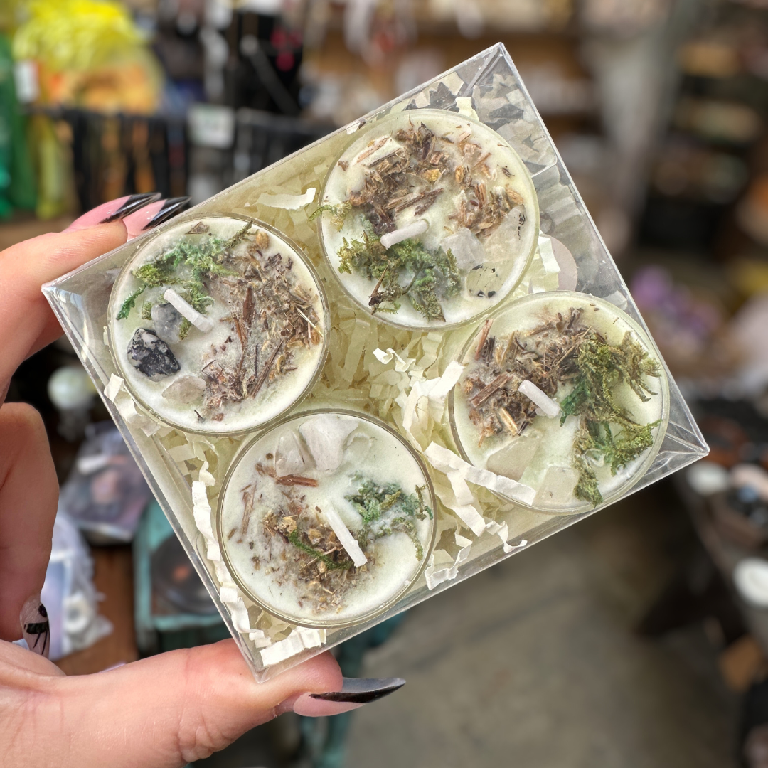 Coffret de bougies chauffe-plat Déesse Cerridwen