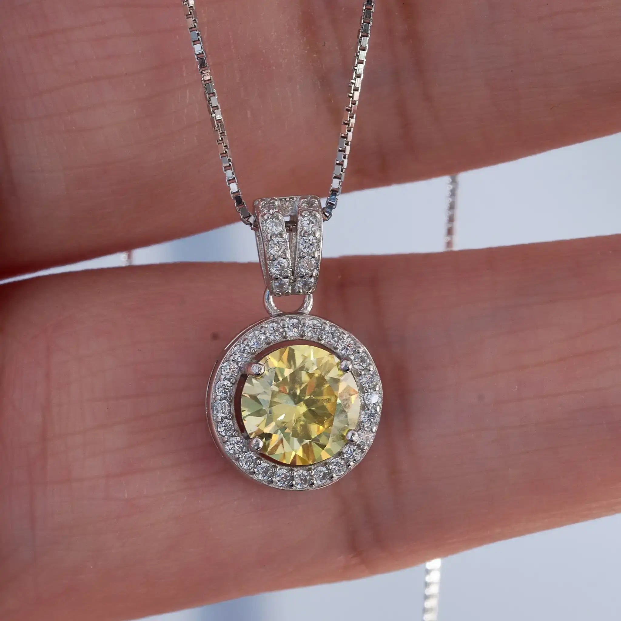 Ensemble collier et boucles d'oreilles moissanite 2 carats en argent sterling 925, bijoux de mariage