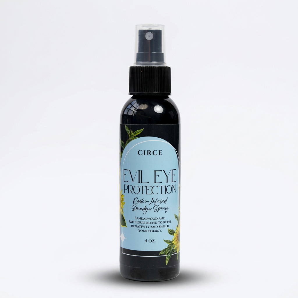 Vaporisateur d'ambiance et corporel de protection contre le mauvais œil