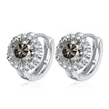 925 Sterling Silver D Color Moissanite Stud Earrings For Women Wedding