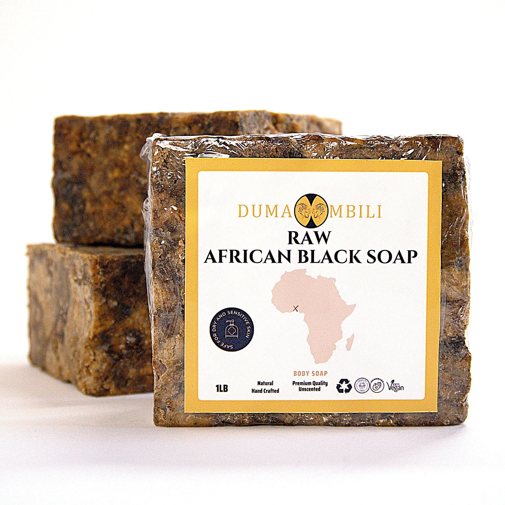 Authentische afrikanische schwarze Seife | Bio-Hautpflege für reine & strahlende Haut