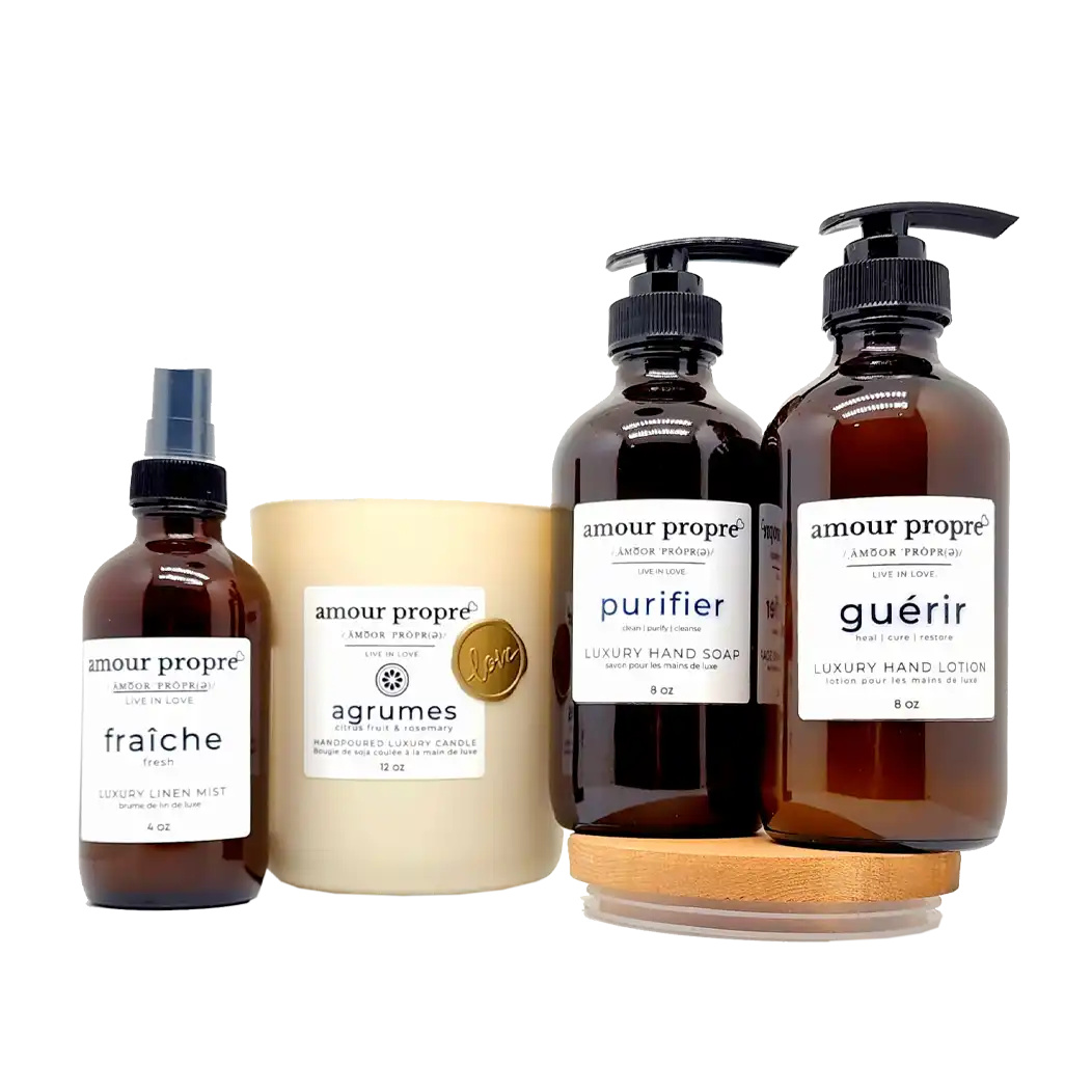 Agrumes Handgegossene Aromatherapie Luxussojakerze