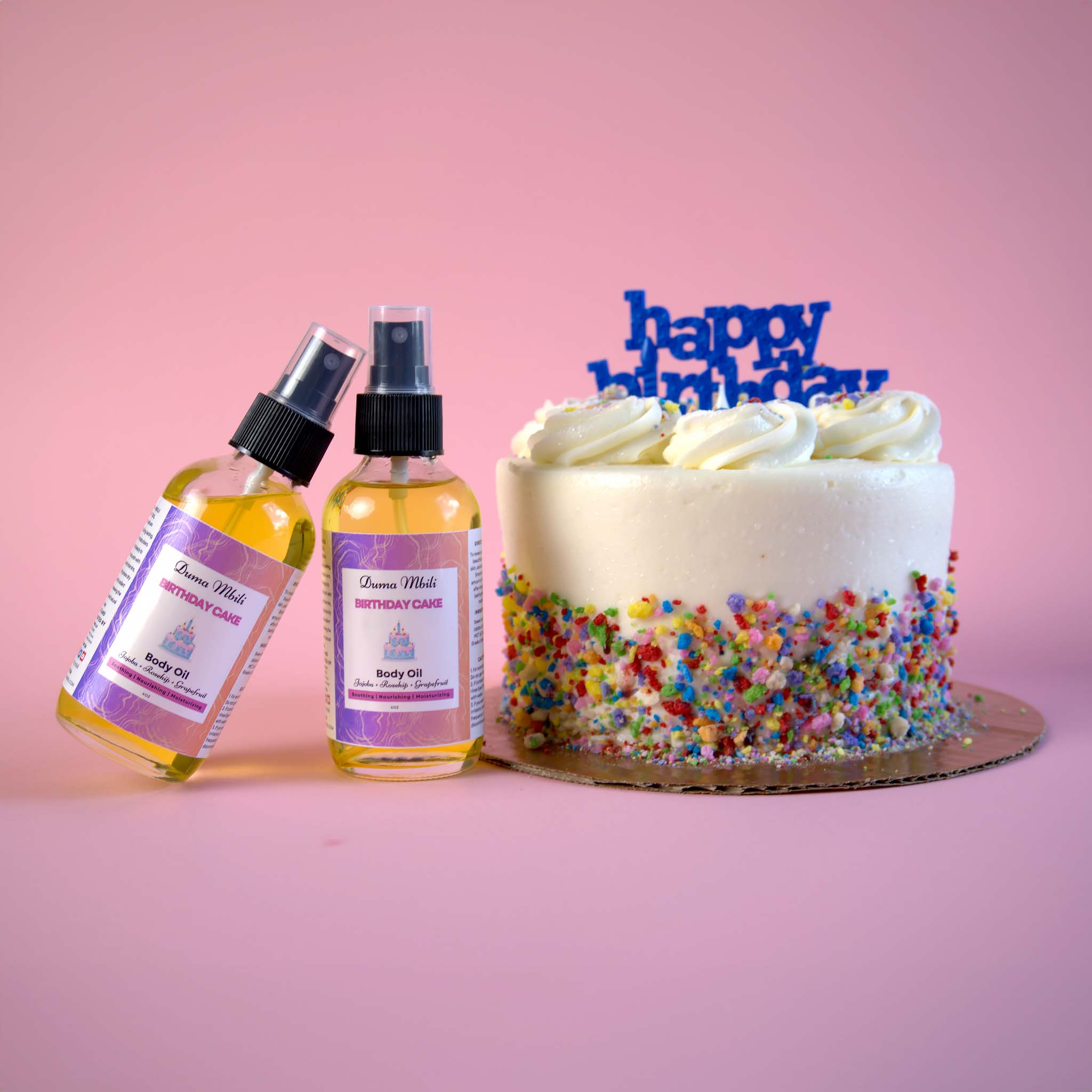 Huile corporelle Gâteau d'anniversaire