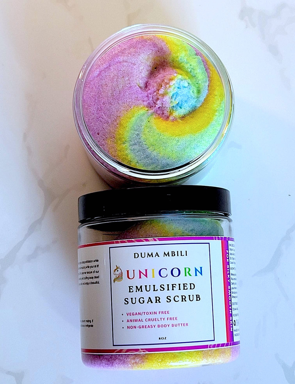 Gommage au sucre Licorne