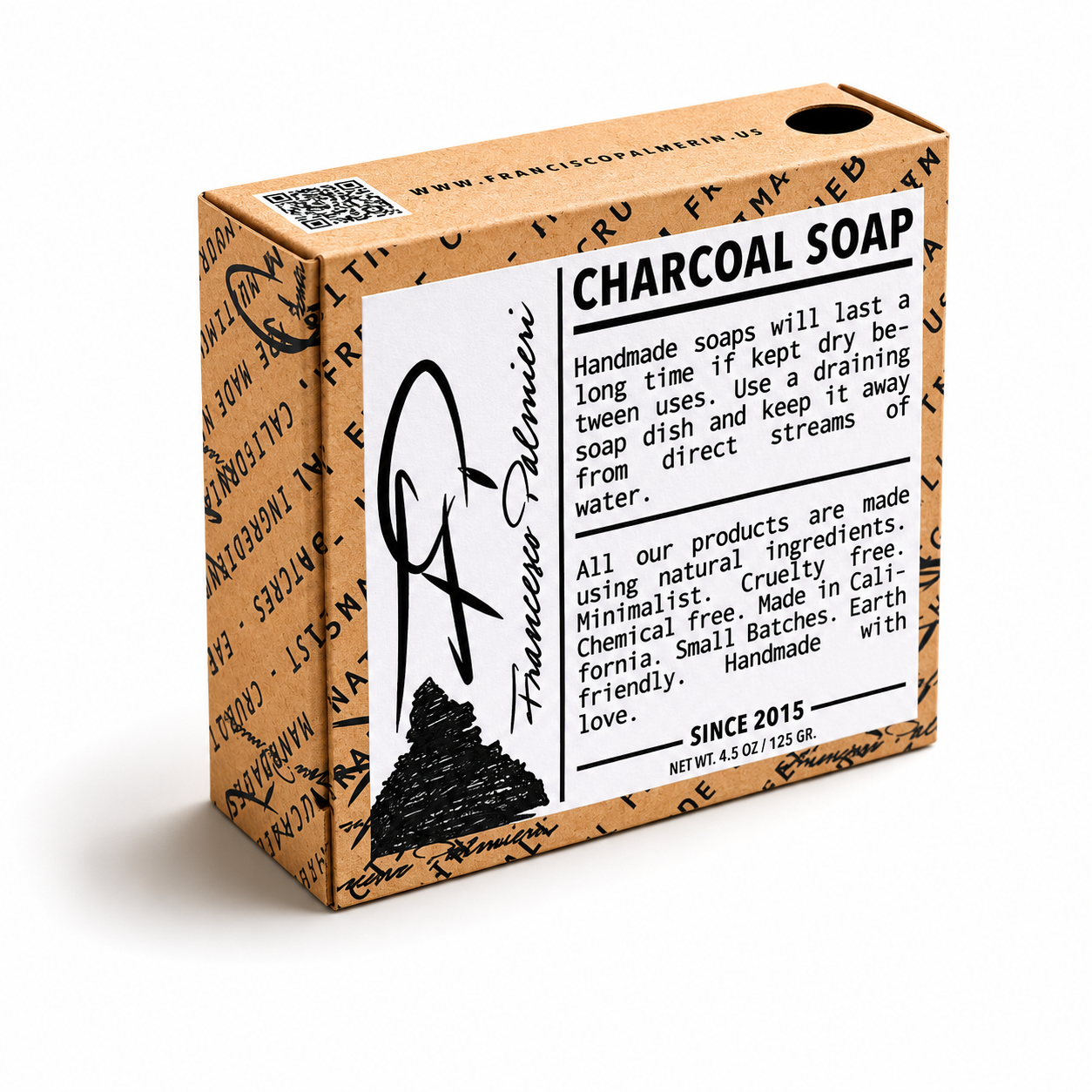 SAVON SOLIDE - CHARBON