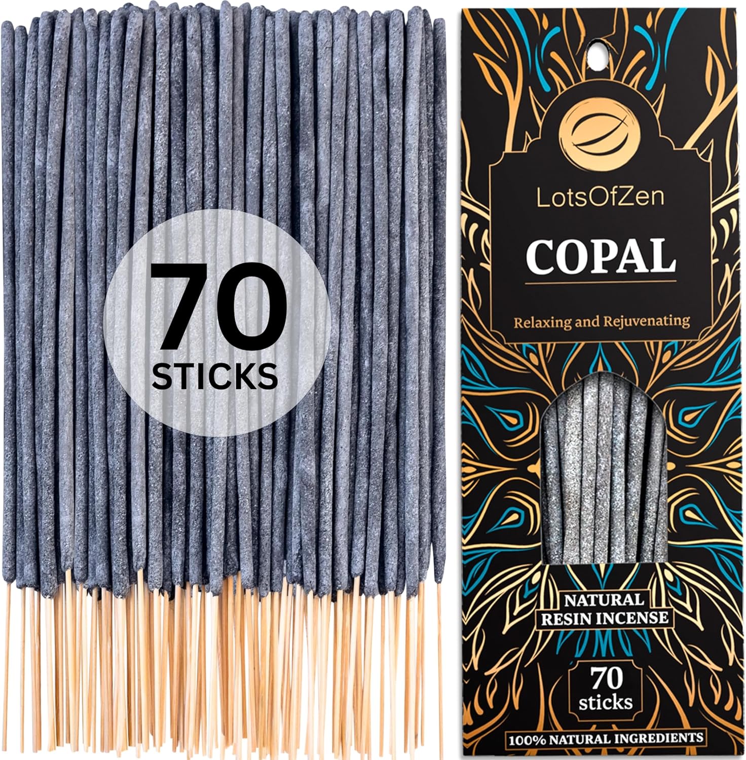 Bâtonnets d'encens Copal (lot de 70)