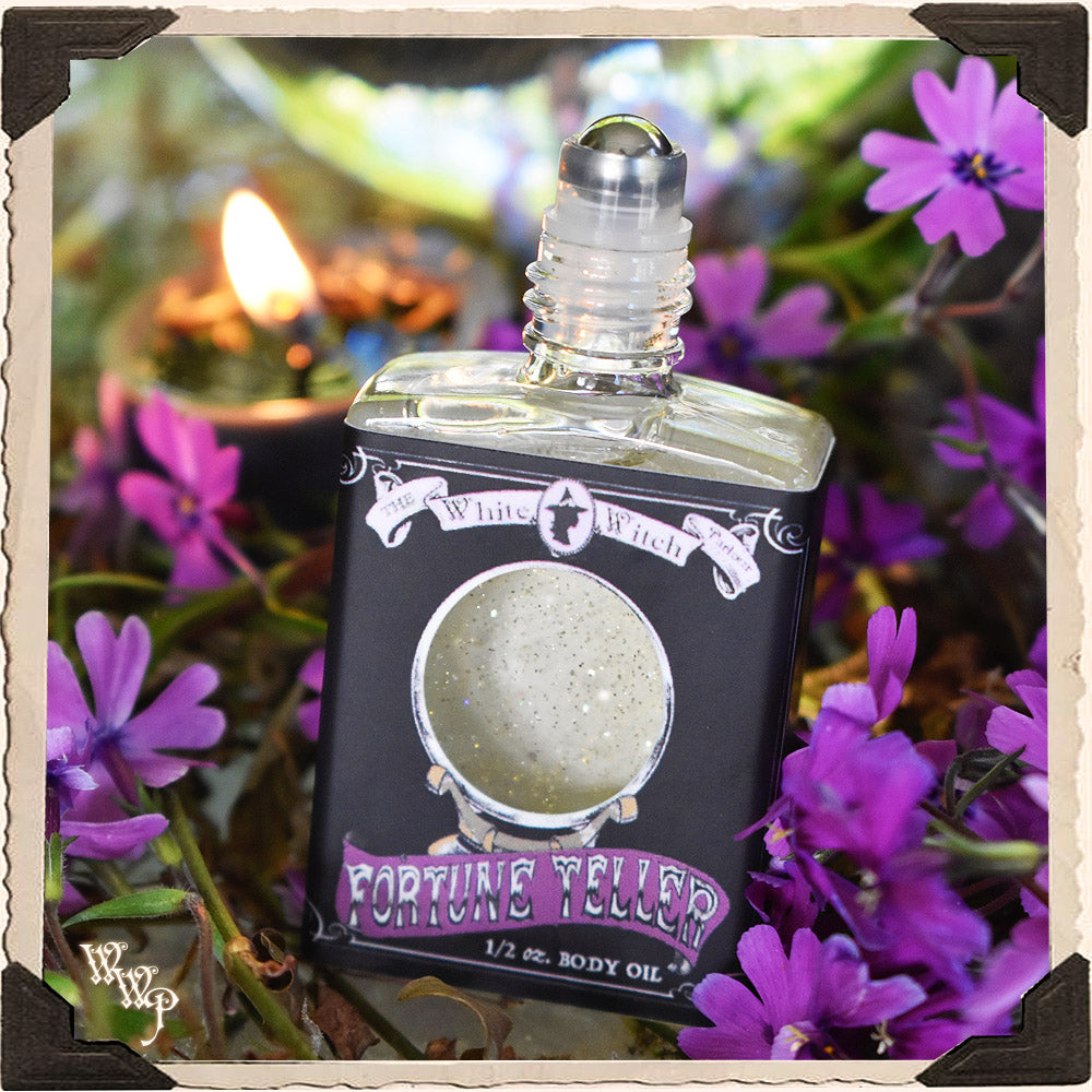 FORTUNE TELLER 1/2oz. KÖRPERÖL. Für psychische Klarheit, Lebensführung & Einsicht.