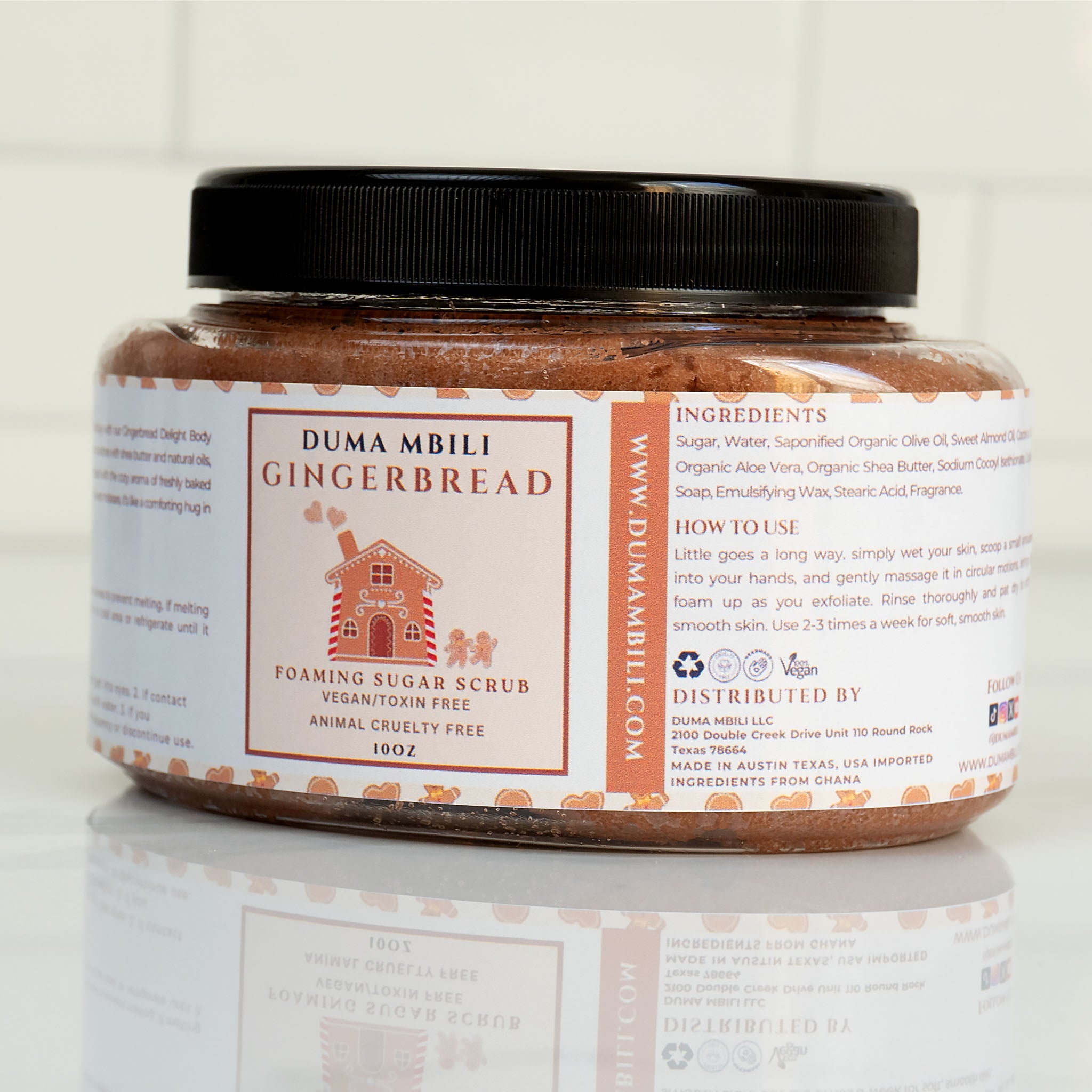 Gommage au sucre moussant Pain d'épices