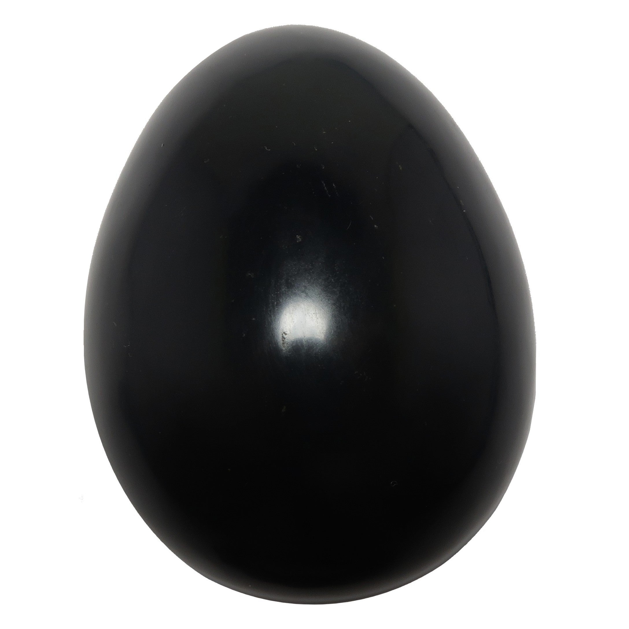 Black Obsidian Egg Protective Negative Energy Blocker Stone