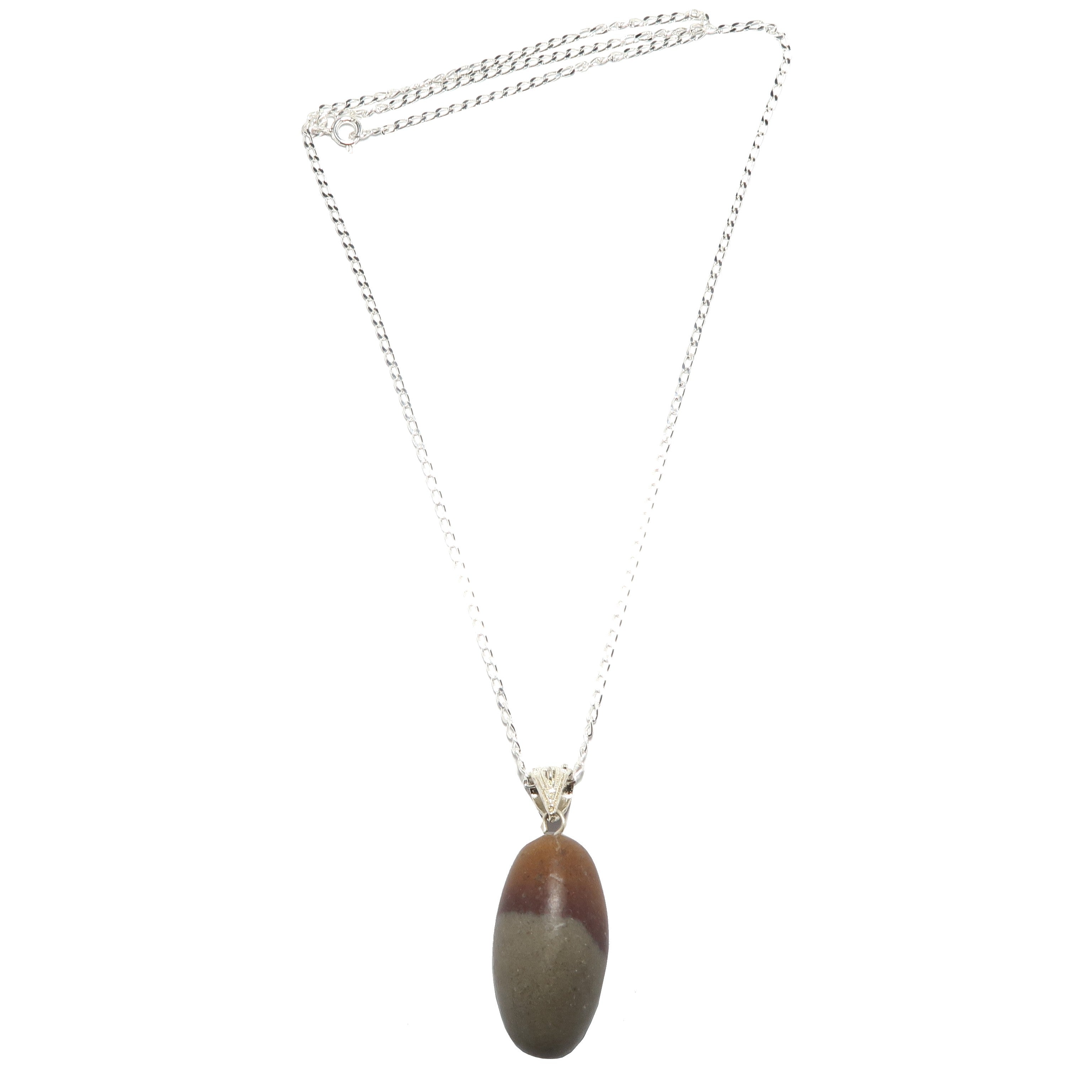 Schmuckfertigung: Shiva Lingam Kette Ei Sterling Silber