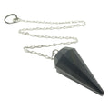 Pendule en shungite esprit protégé en argent sterling