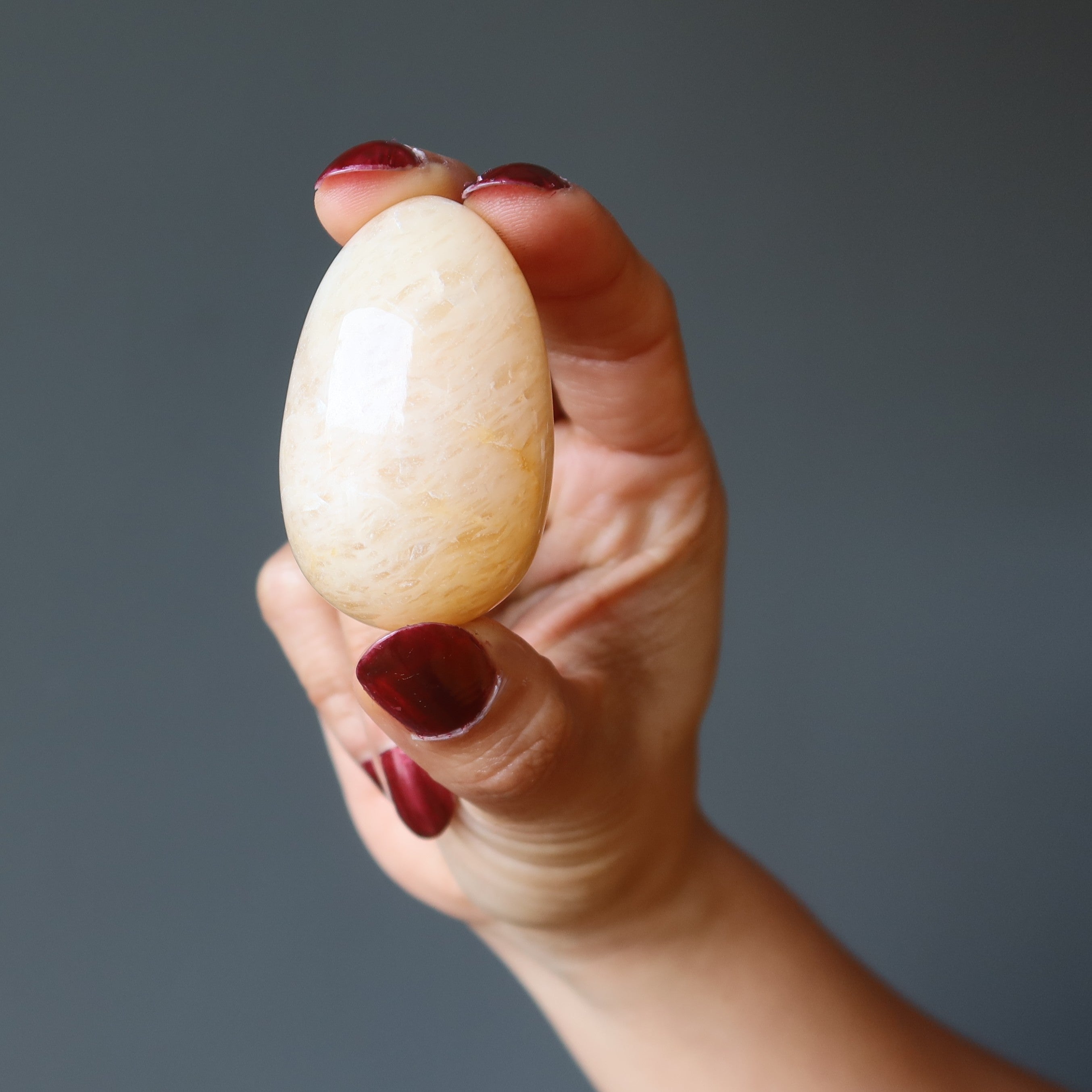 Golden Aventurine Egg Abundance Prosperity Indian Citrine Crystal