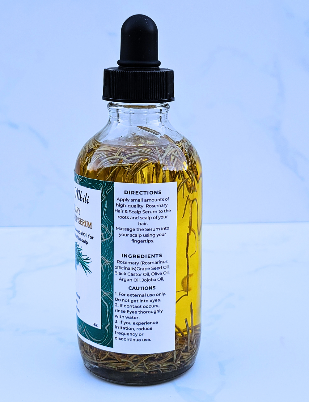 Sérum capillaire et cuir chevelu au romarin