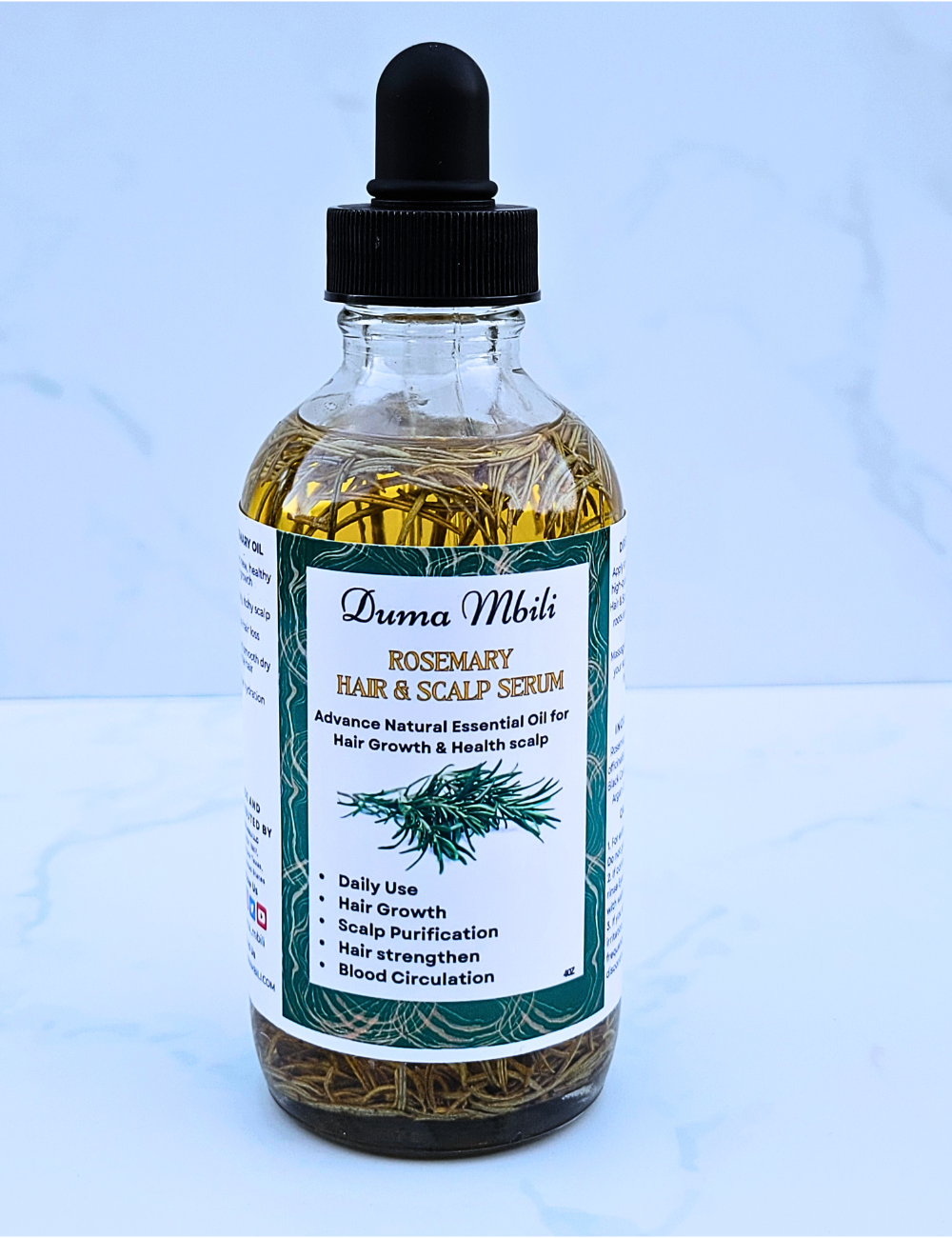Sérum capillaire et cuir chevelu au romarin