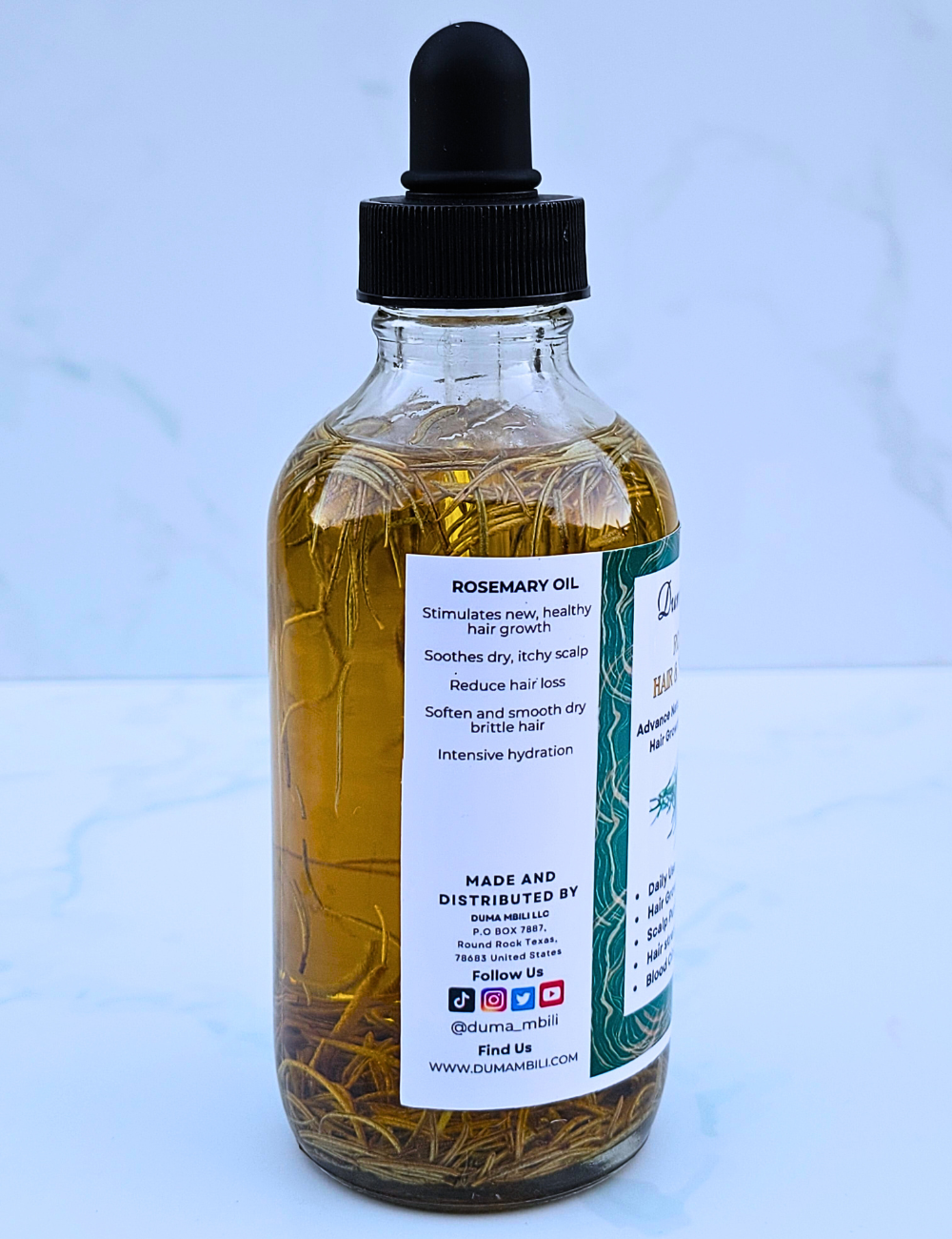 Sérum capillaire et cuir chevelu au romarin