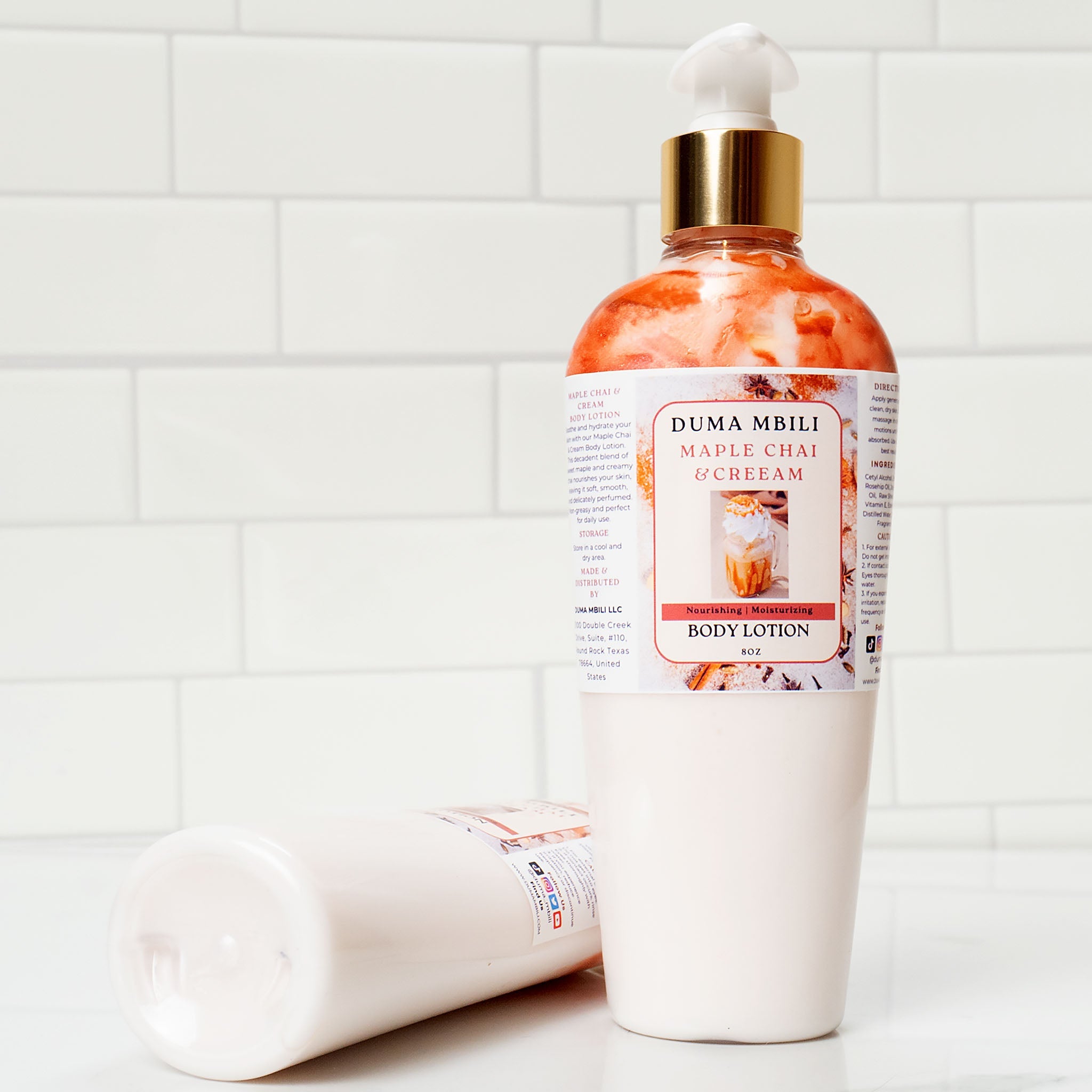 Lotion corporelle érable, thé chai et crème