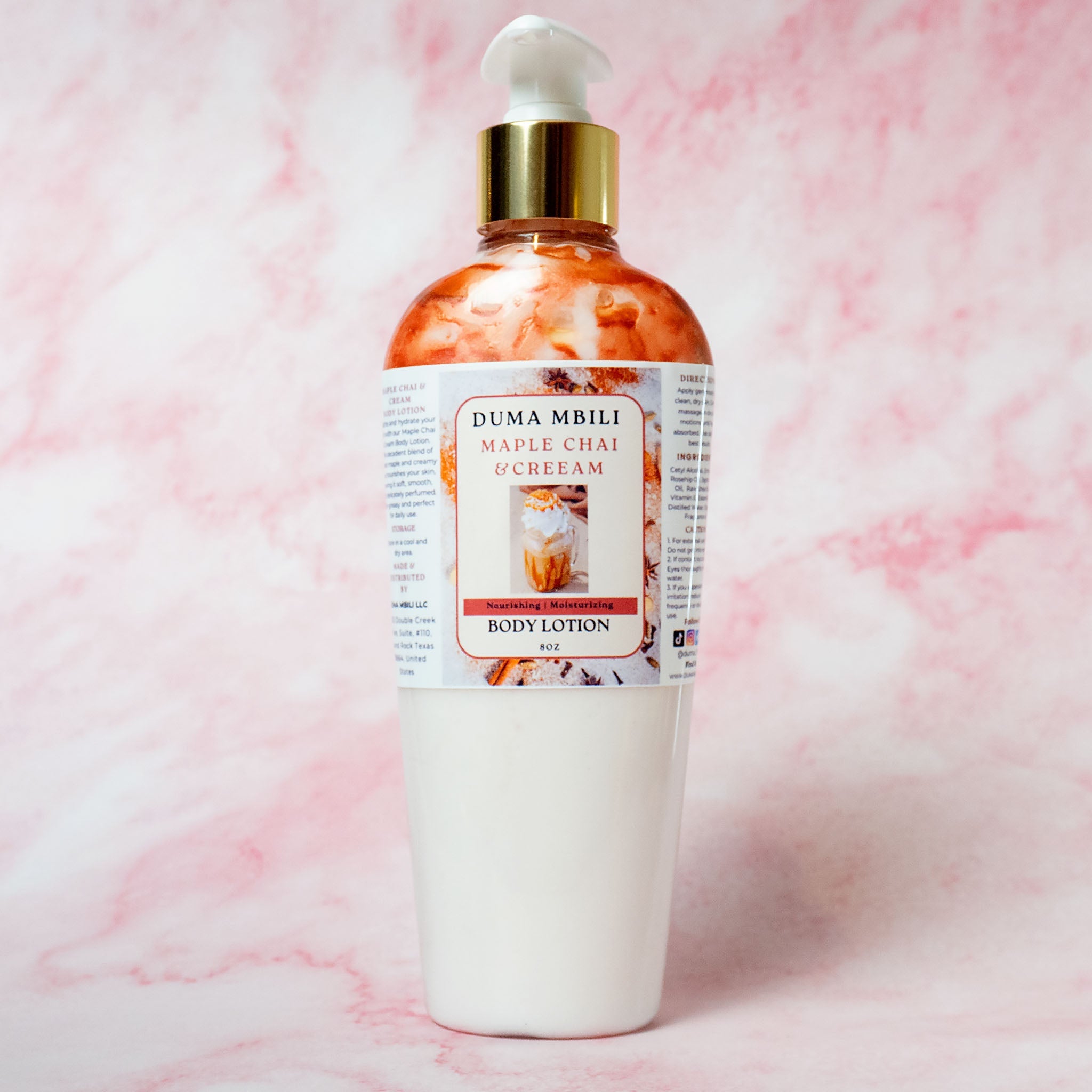 Lotion corporelle érable, thé chai et crème
