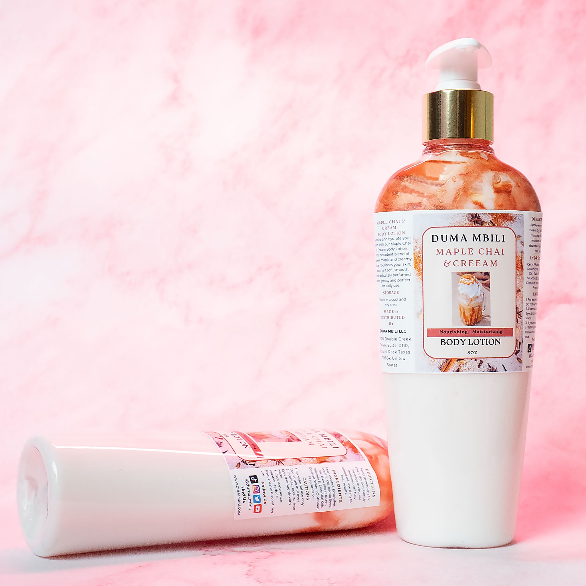Lotion corporelle érable, thé chai et crème