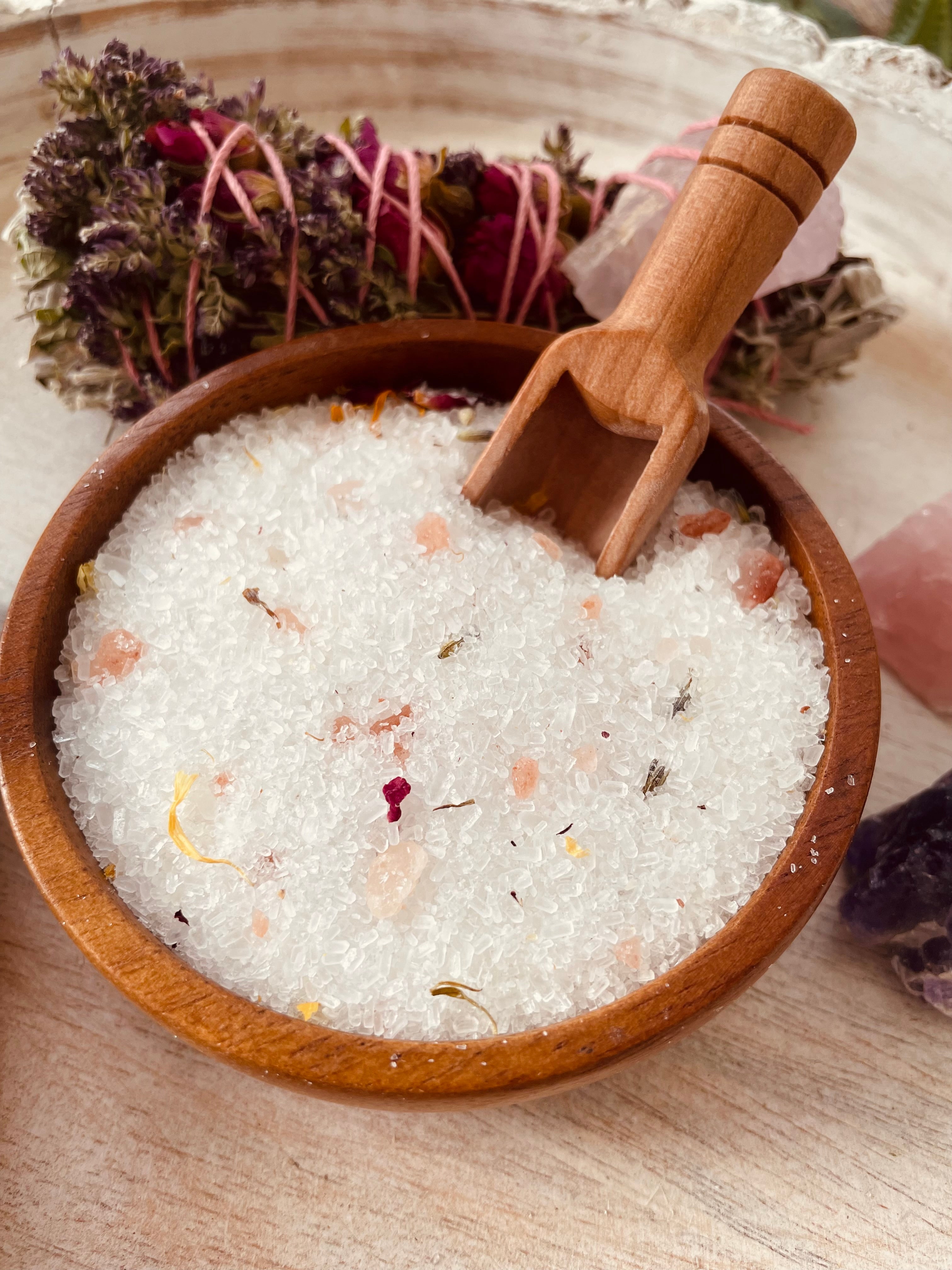 Tube de sels de bain aux herbes Potion d'amour