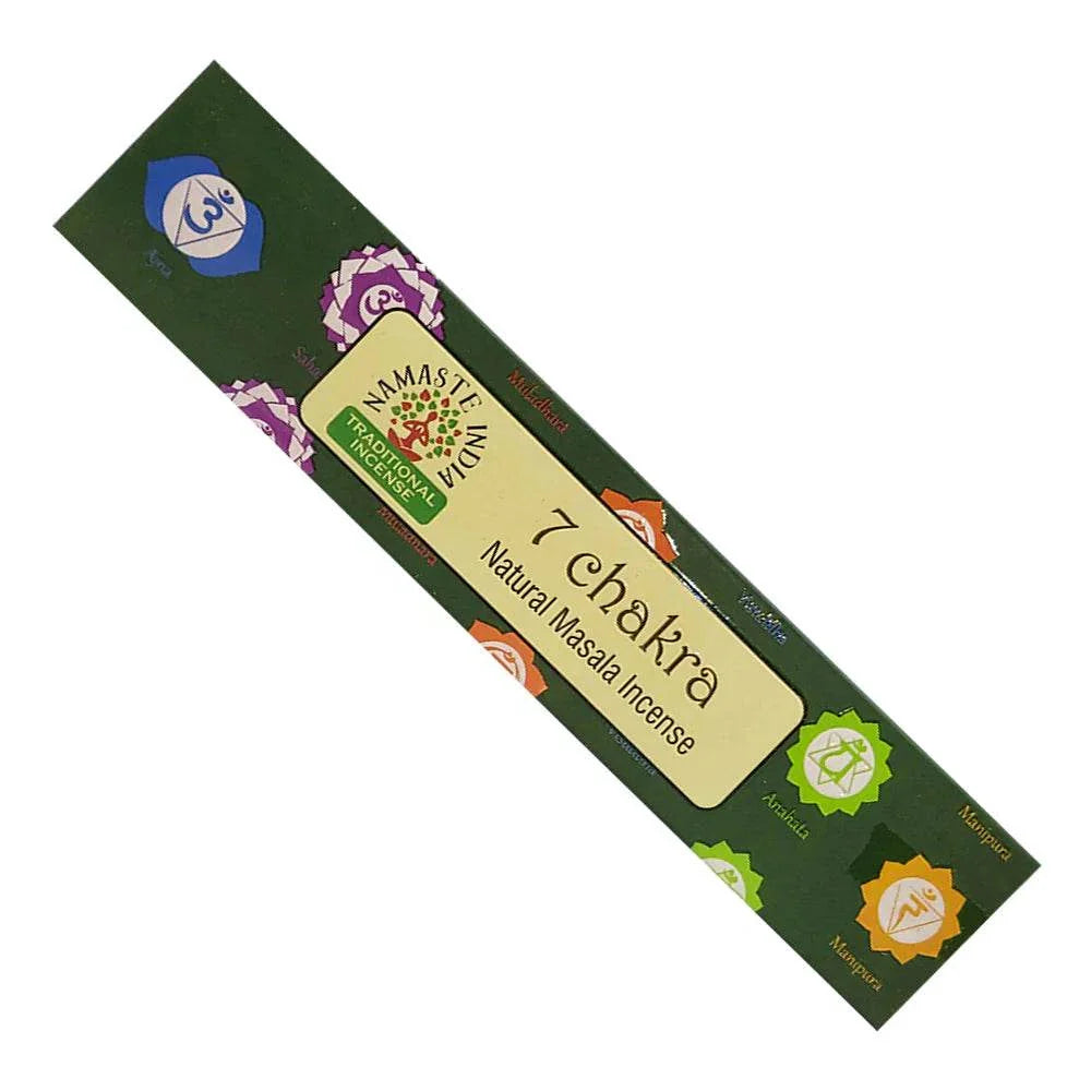 Bâtonnet d'encens - Namaste India - 7 Chakras 15g