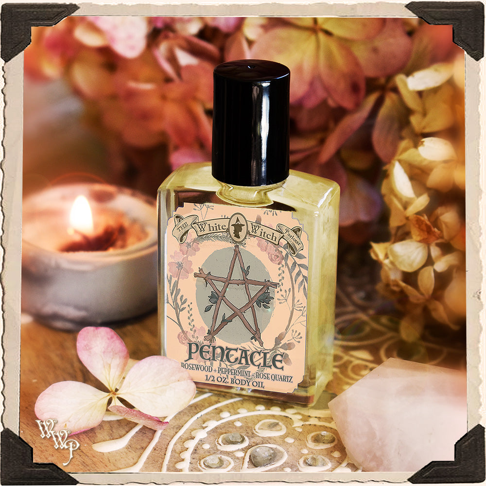 PENTAGRAMM KÖRPERÖL. 1/2 oz. Körperöl zur Rückverbindung mit sich selbst und den Elementen.