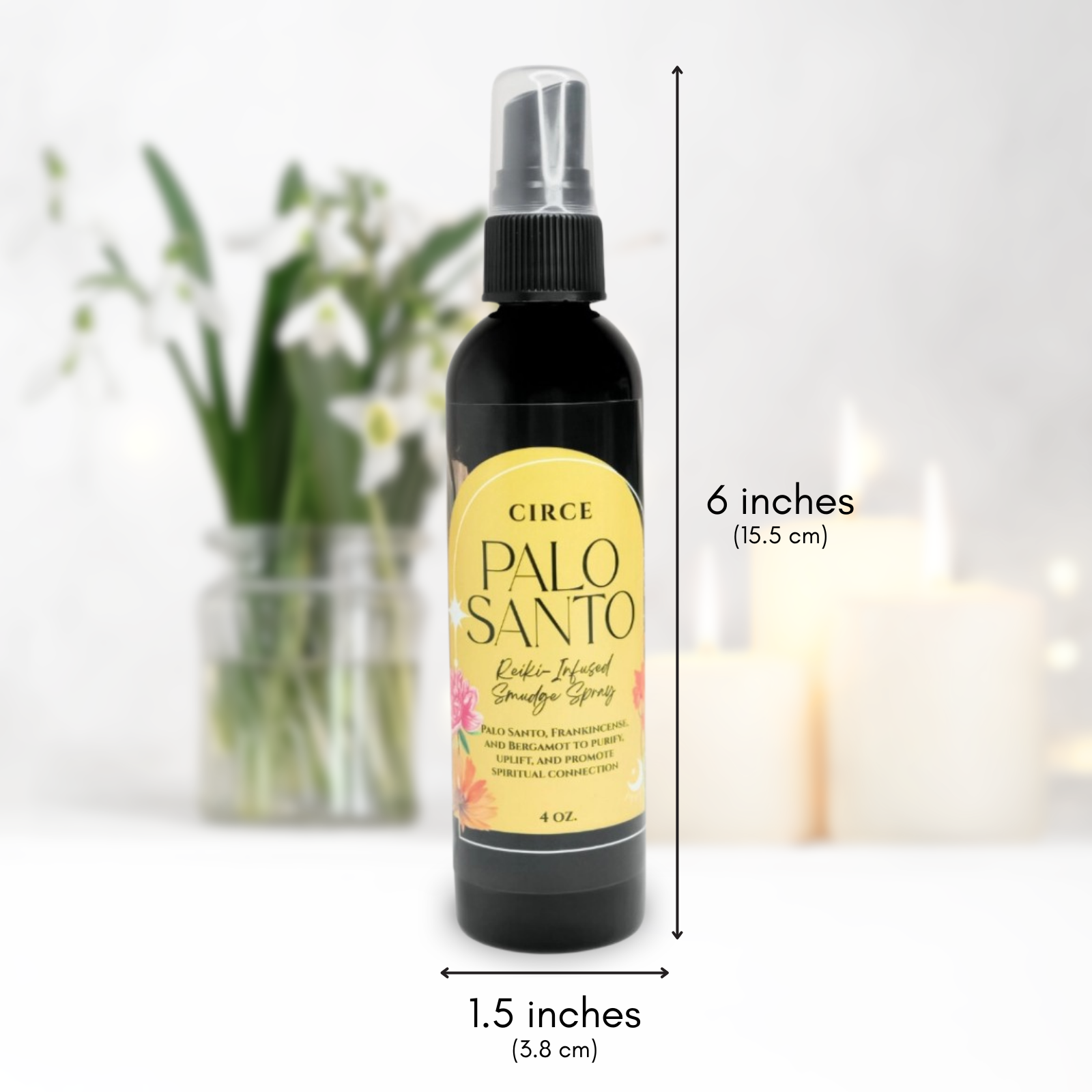 Vaporisateur Purifiant Palo Santo — Brume Nettoyante d'Énergie Spirituelle