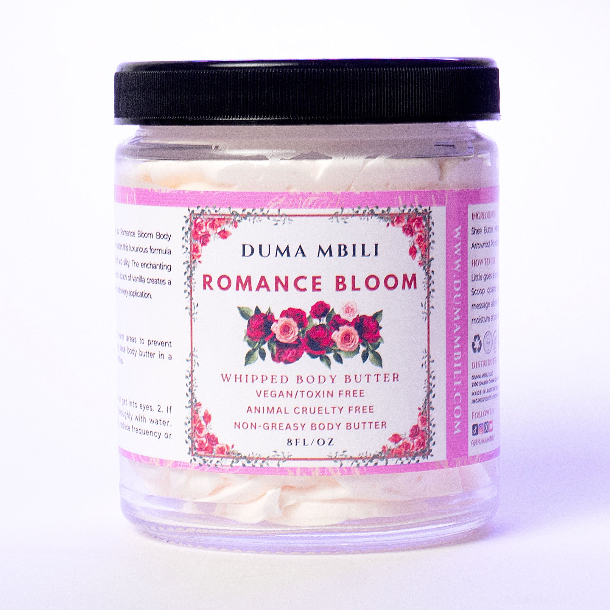 Beurre corporel Romance Bloom – Parfum Rose Fraîche