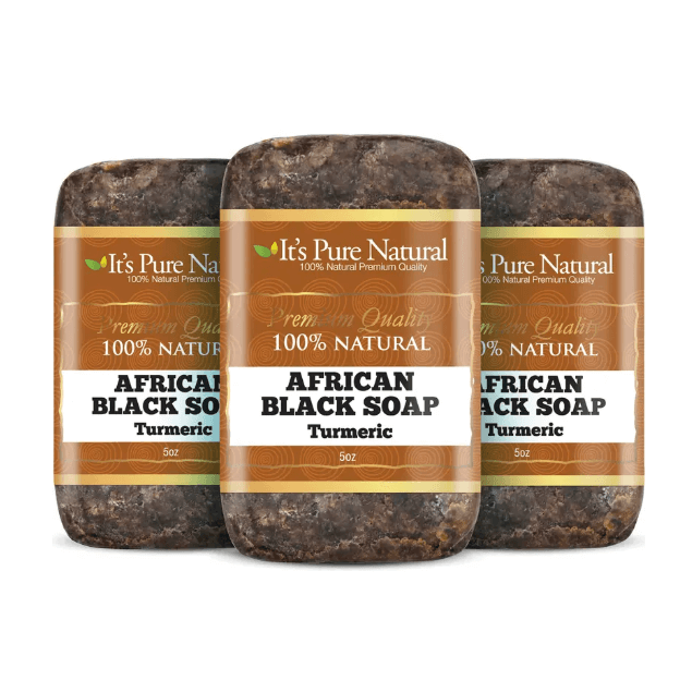 African Black Soap Turmeric | 5 oz