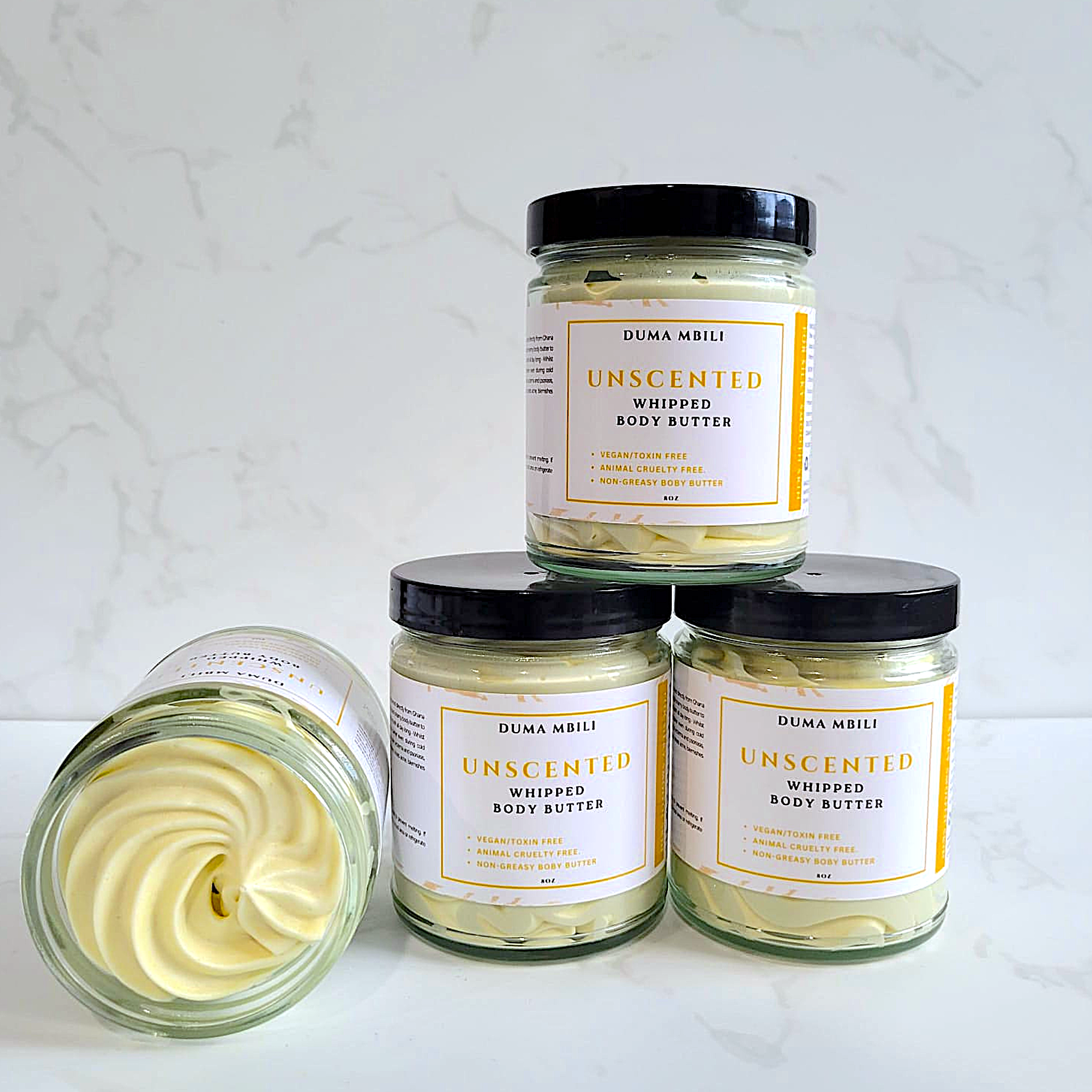 Beurre corporel fouetté sans parfum
