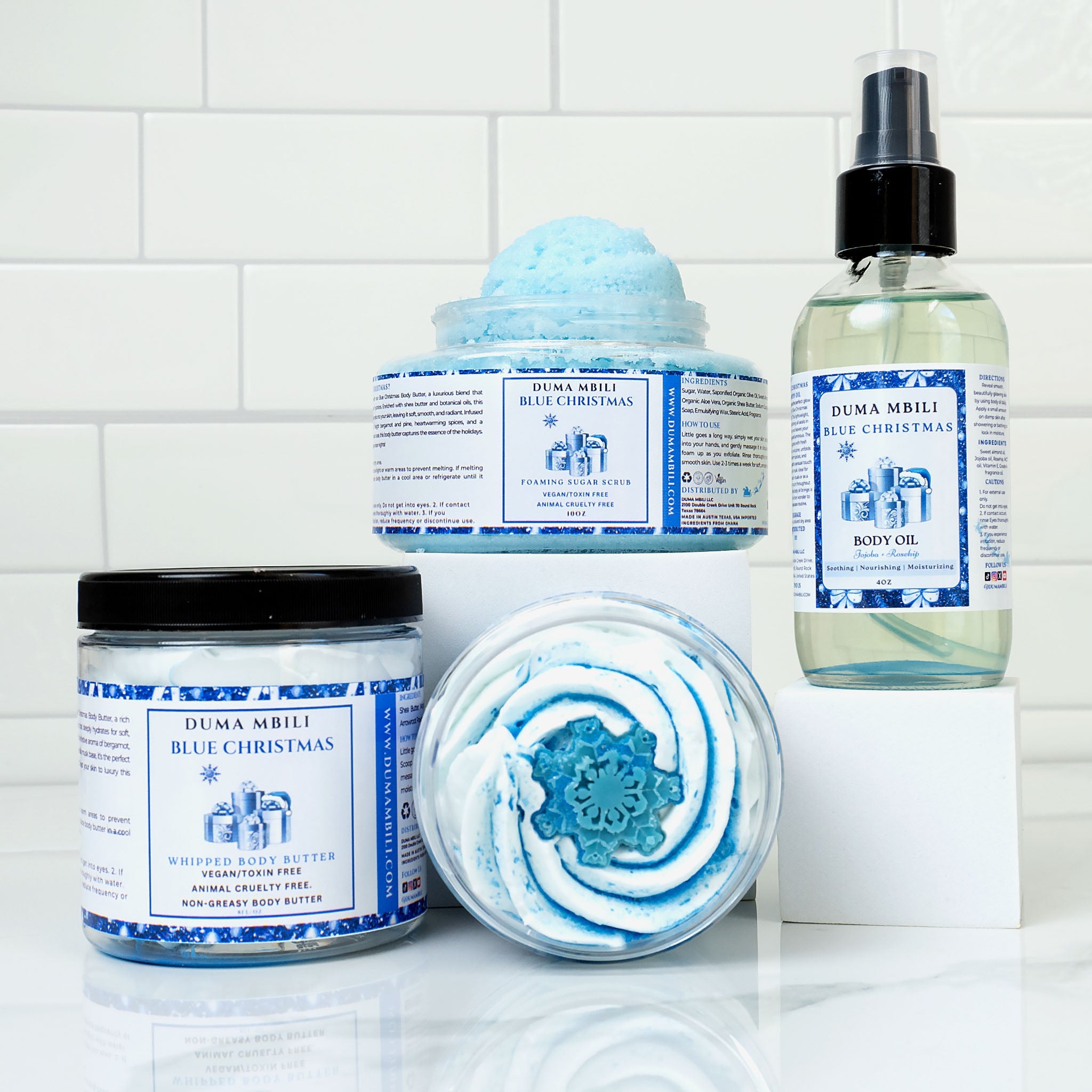 Lot « Noël bleu »