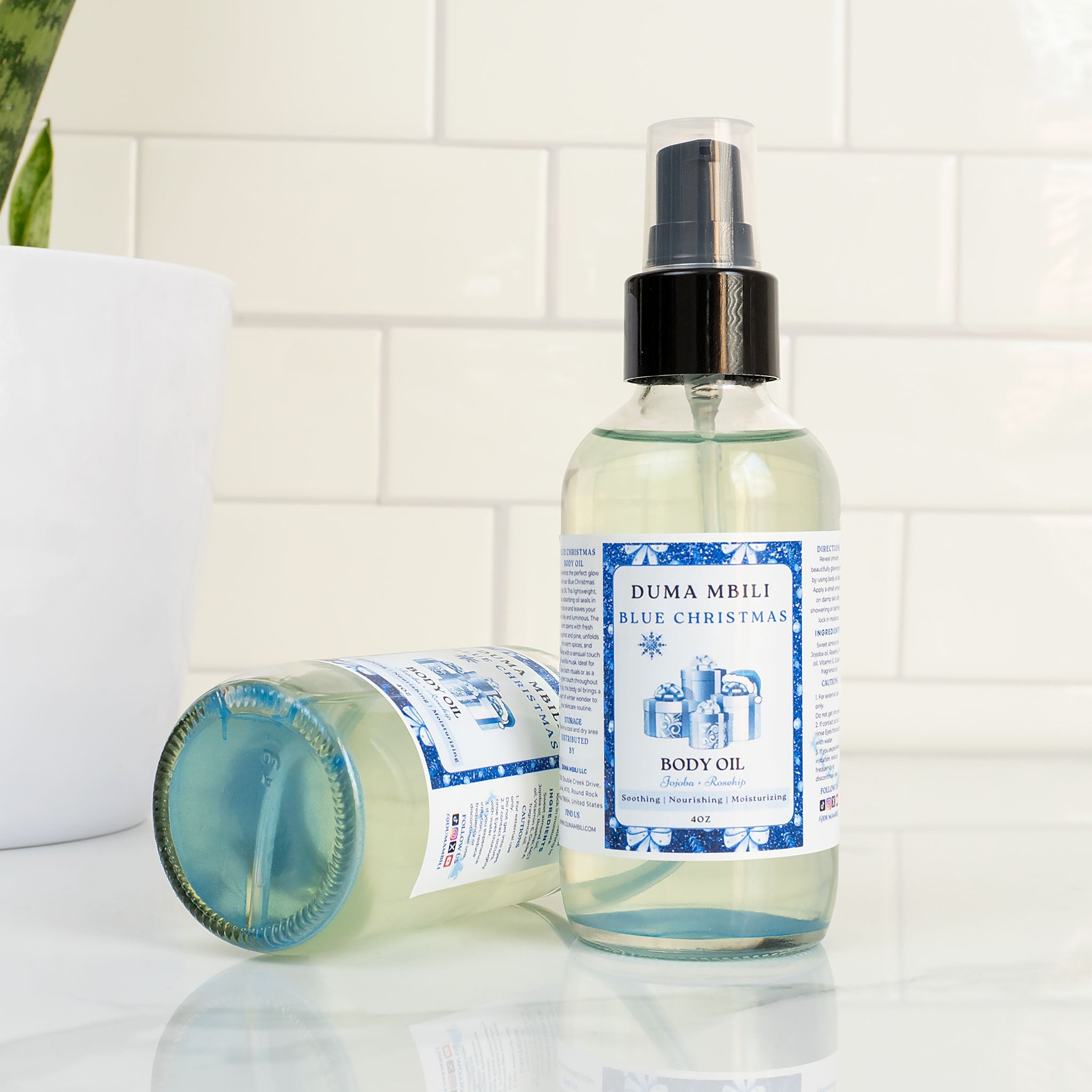 Huile corporelle Blue Christmas