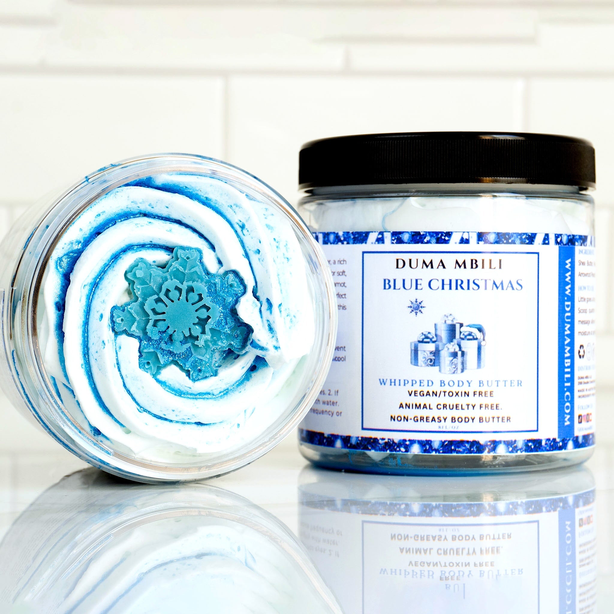 Beurre corporel fouetté Blue Christmas