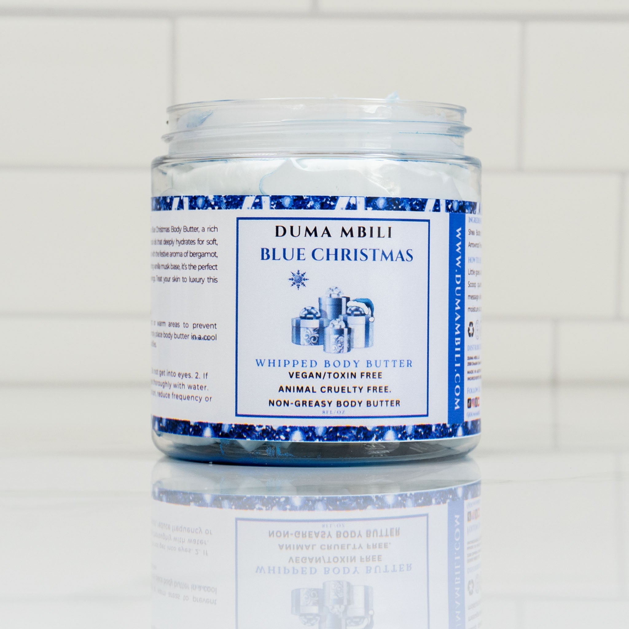 Beurre corporel fouetté Blue Christmas