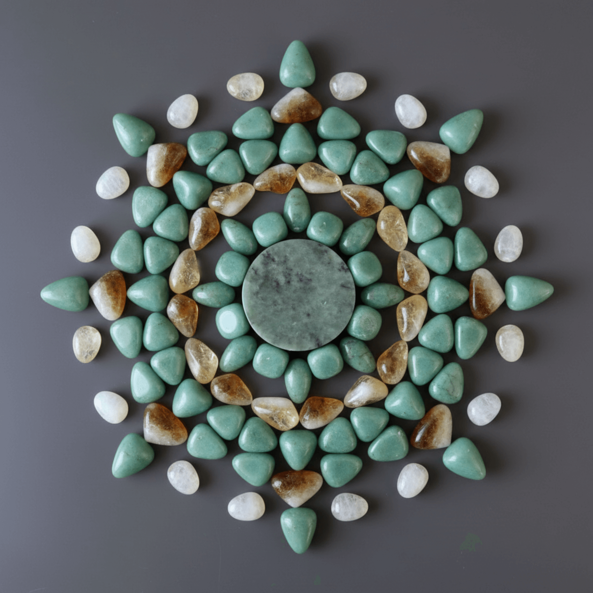 Money Maker Set Jade Charger Citrine Aventurine Stones