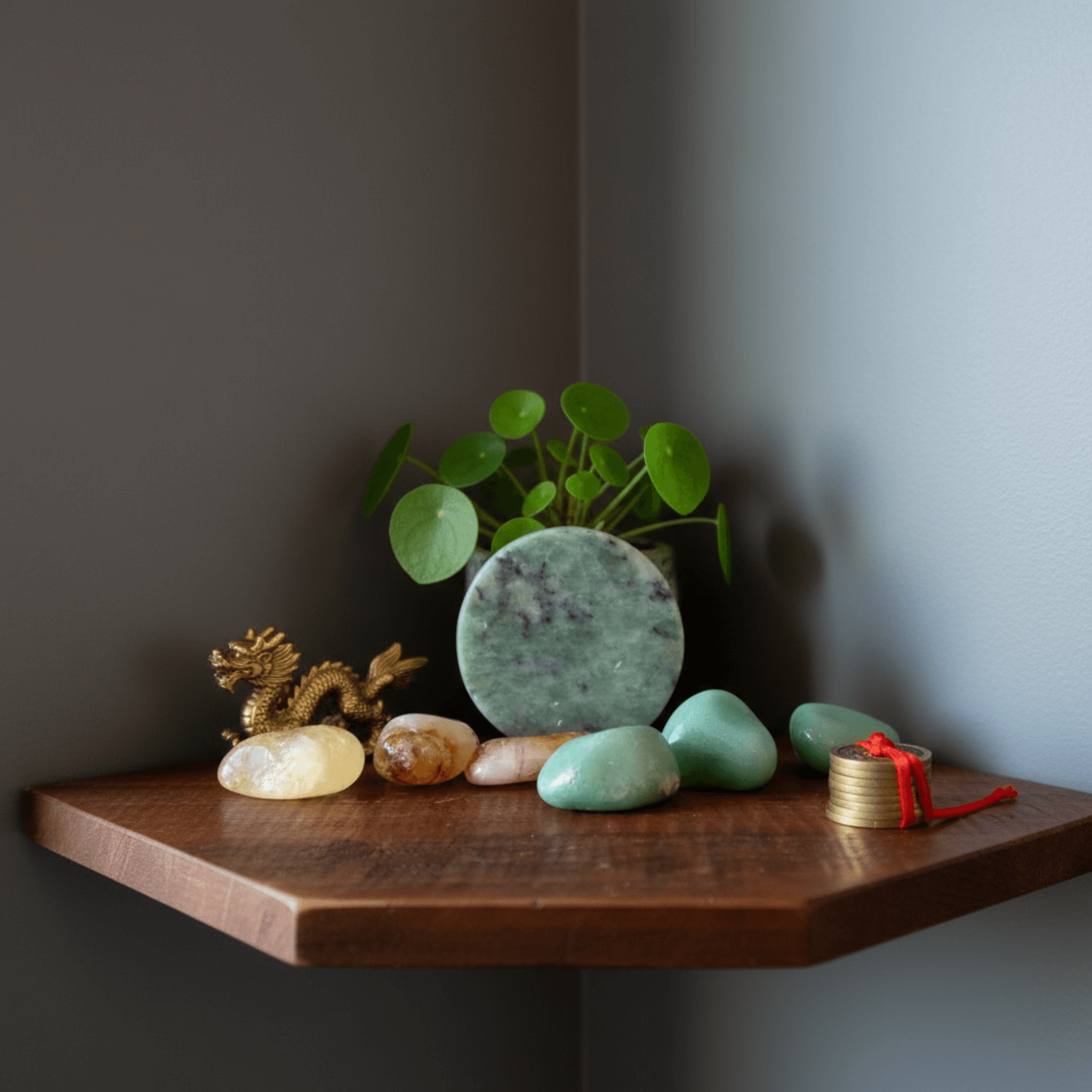 Money Maker Set Jade Charger Citrine Aventurine Stones