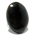 Bague Agate Noire Pierre de Pouvoir Maîtresse Bronze Ajustable