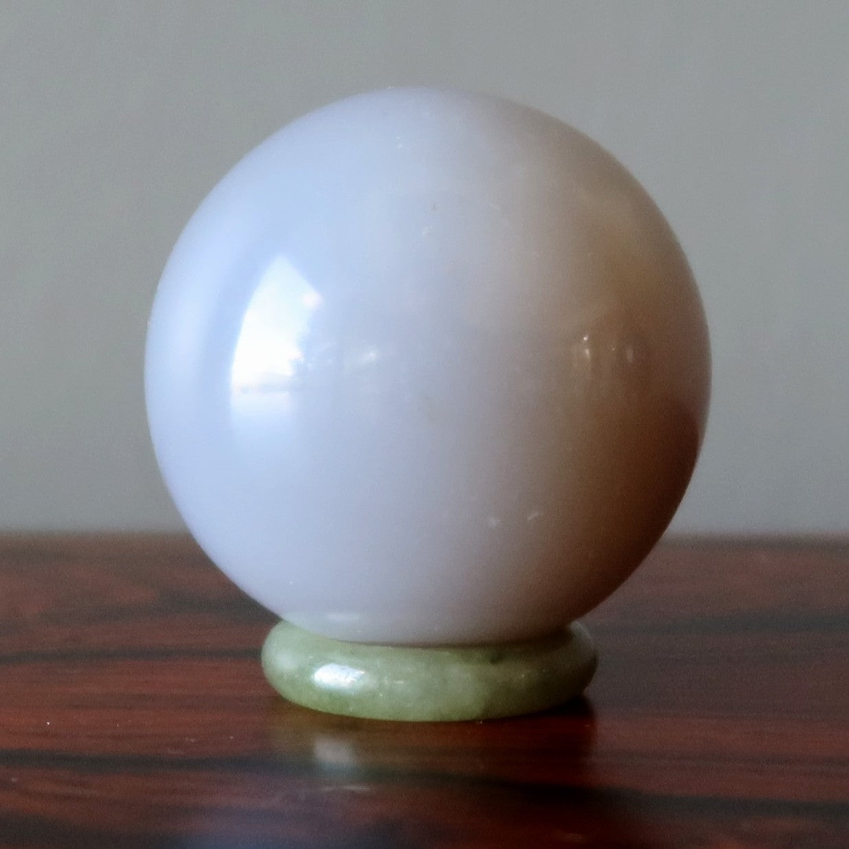 Sphère d'agate bleue Terre Ciel Eau Élément naturel Boule de cristal