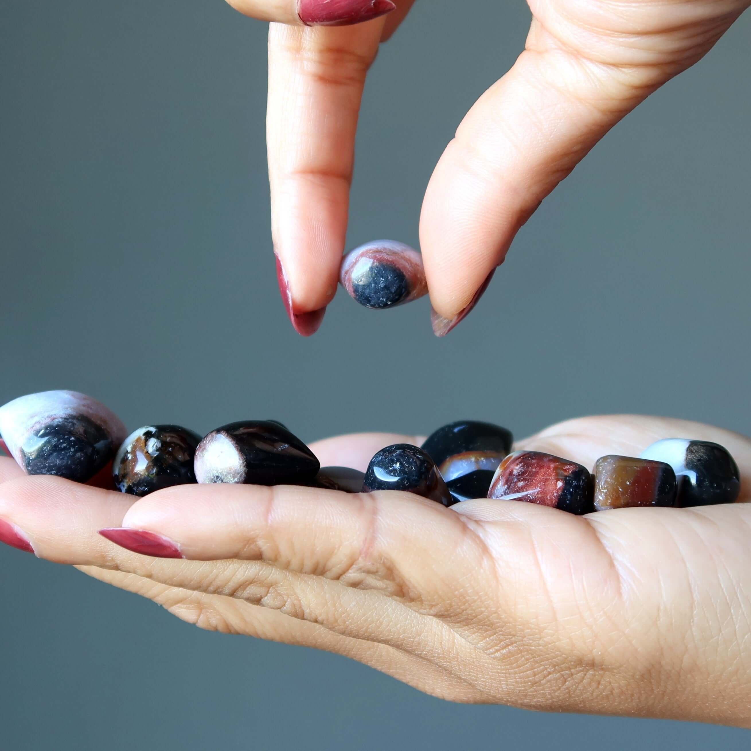 Ensemble de cristaux de grille en agate Troisième œil avec 3 pierres de voyance