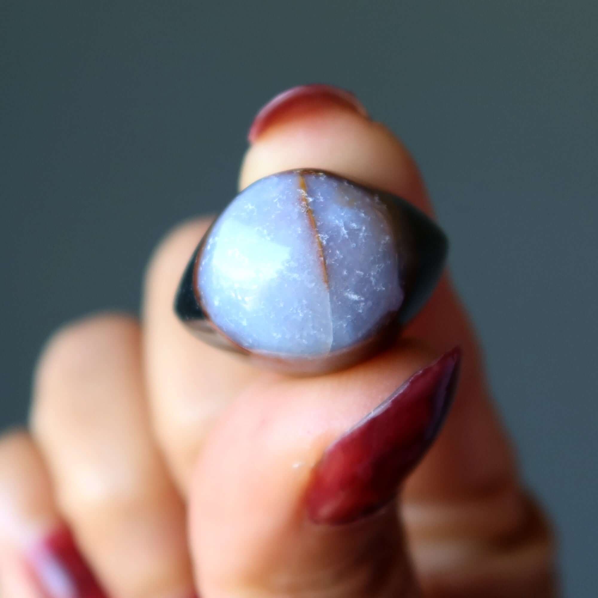 Ensemble de cristaux de grille en agate Troisième œil avec 3 pierres de voyance