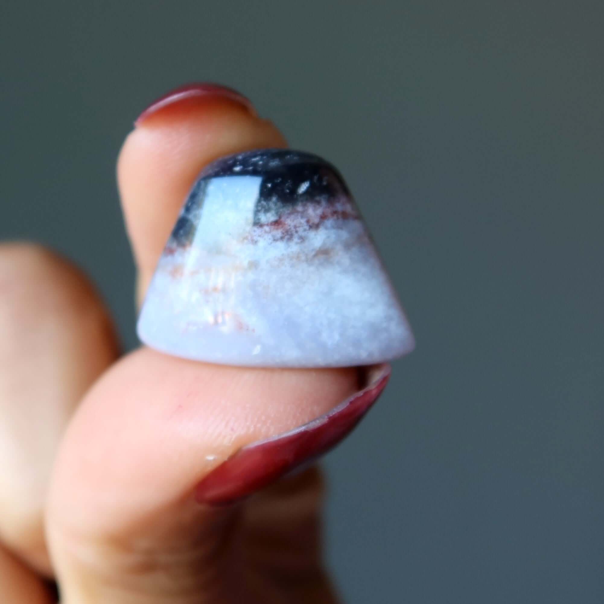 Ensemble de cristaux de grille en agate Troisième œil avec 3 pierres de voyance